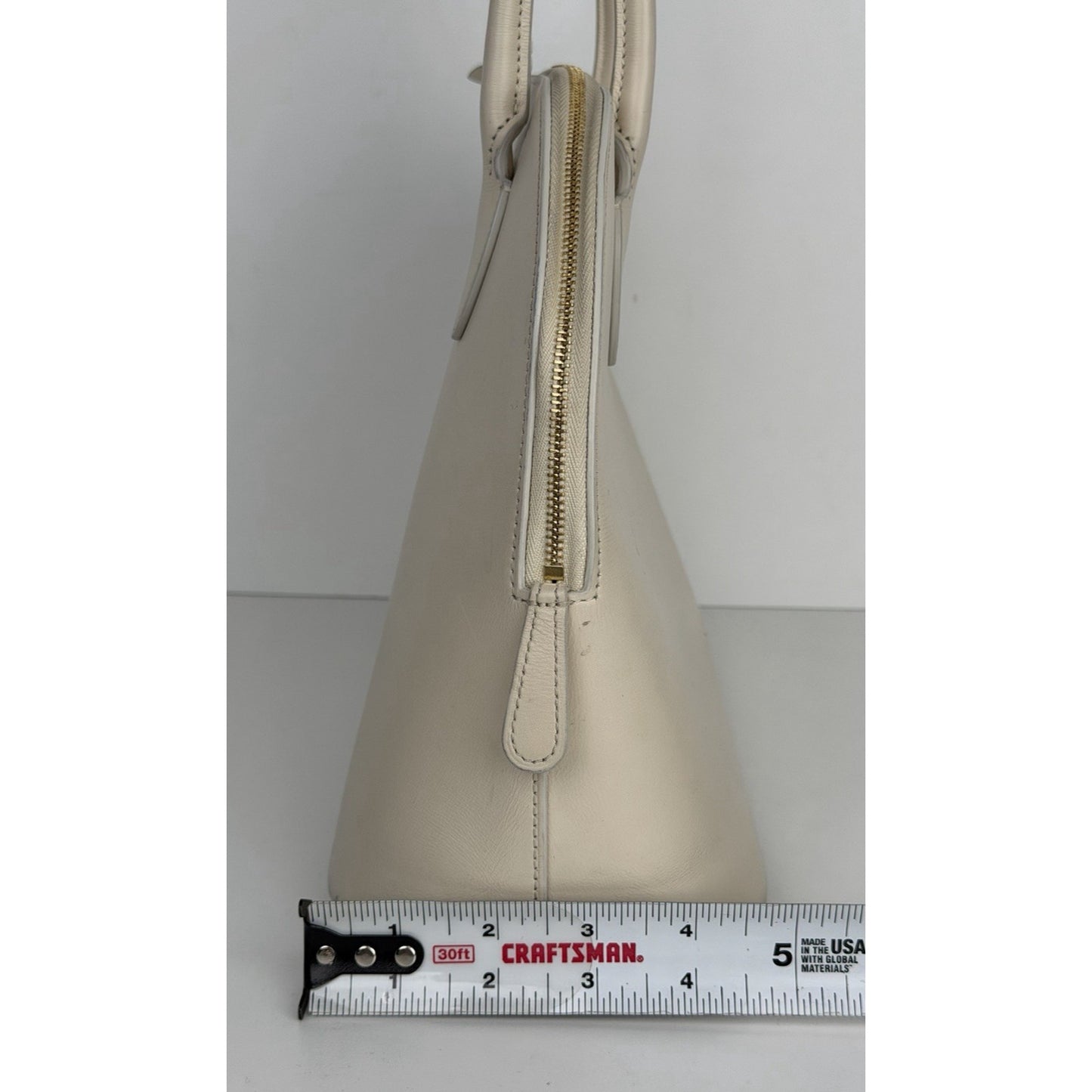 The Row Lady Bag in Ivory Color Leather D2