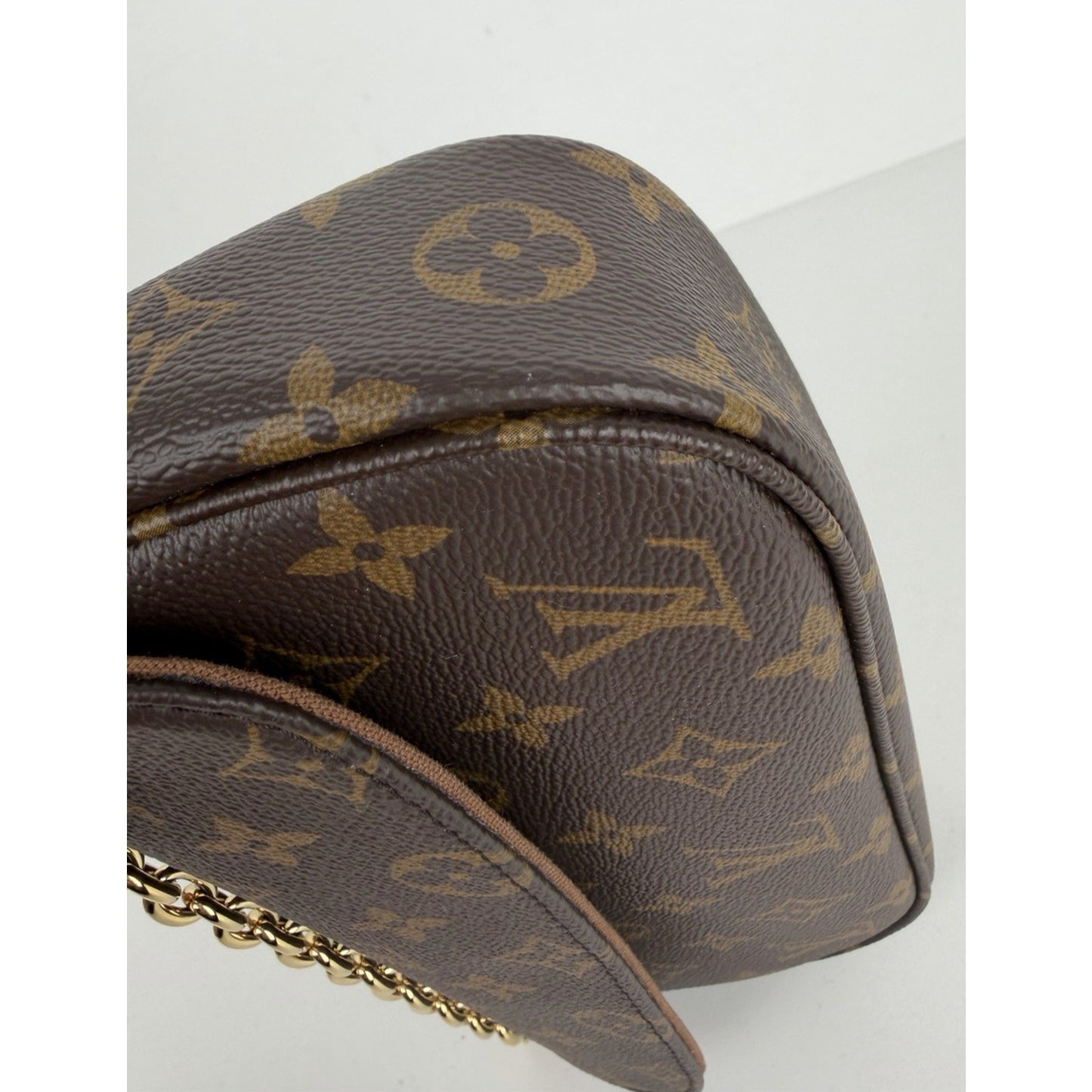 Louis Vuitton Ivy Wallet on Chain Bag in Monogram Brown Coated Canvas NFC C3