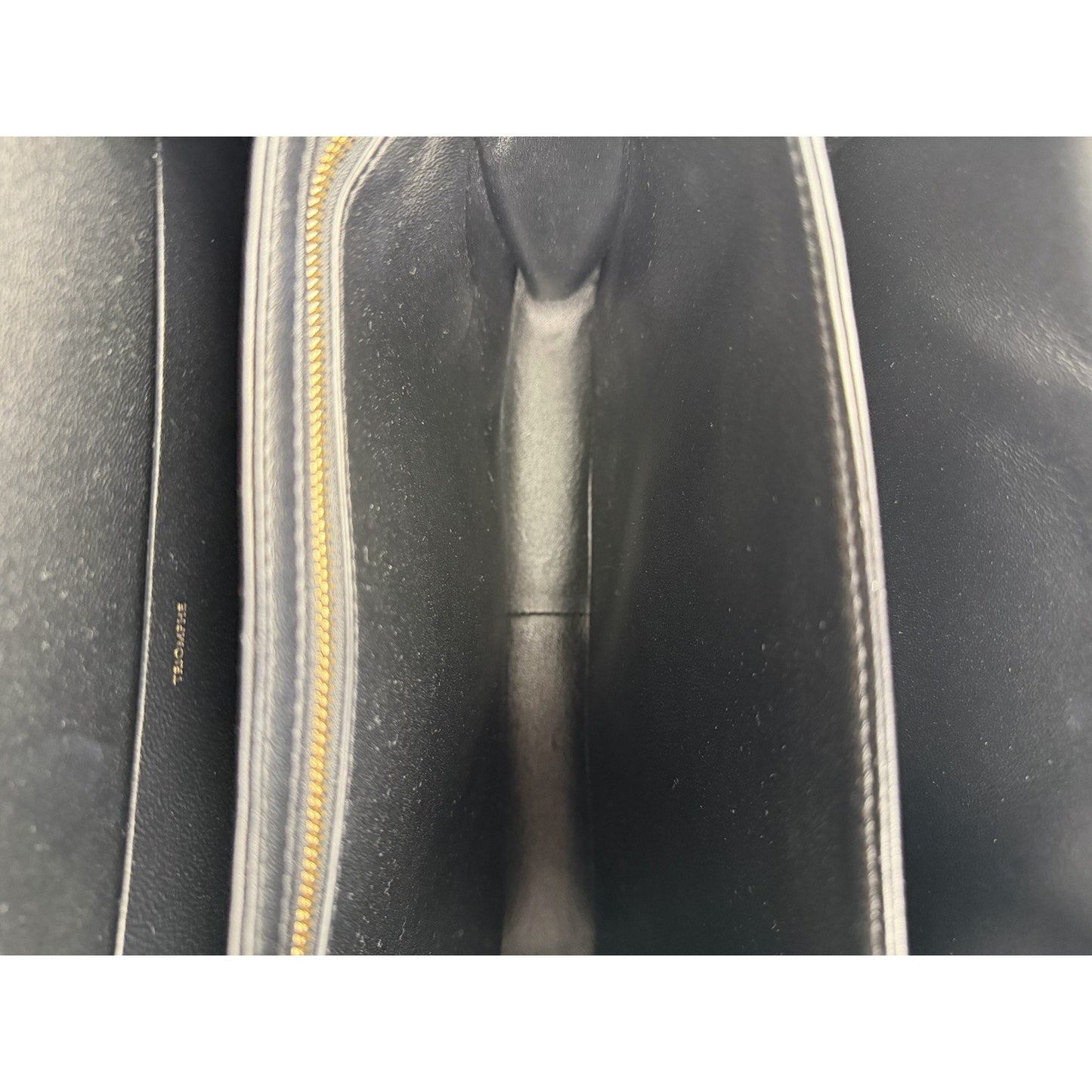 Celine Bag CLASSIQUE TRIOMPHE Medium Black Shiny Calfskin Leather