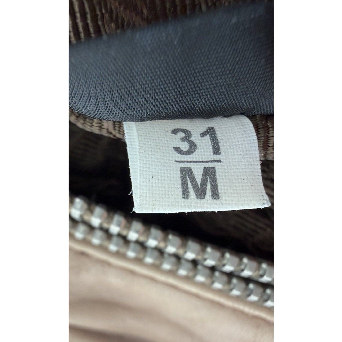 Prada Nappa Gaufre Satchel Bag in Beige Pleated Leather S-19