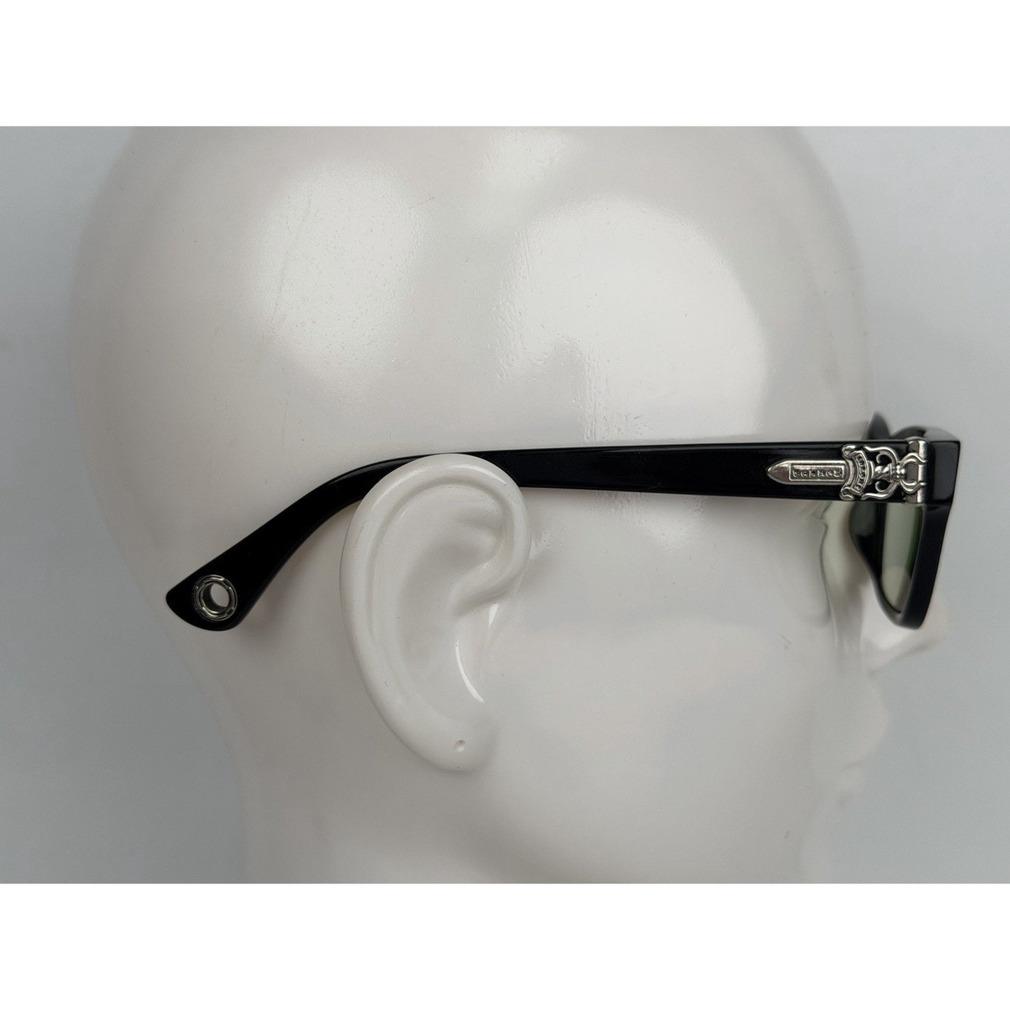 Chrome Hearts Eyeglasses Frame Hey Jack U Late II Black 5418-148 K1