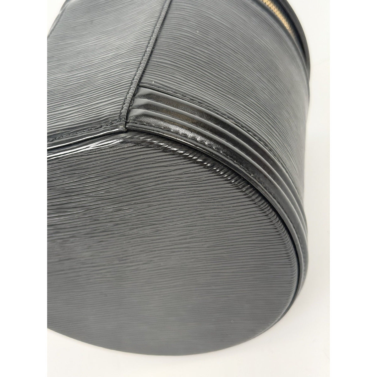 Louis Vuitton Cannes Vanity Case Bag in Black Textured Epi Leather S