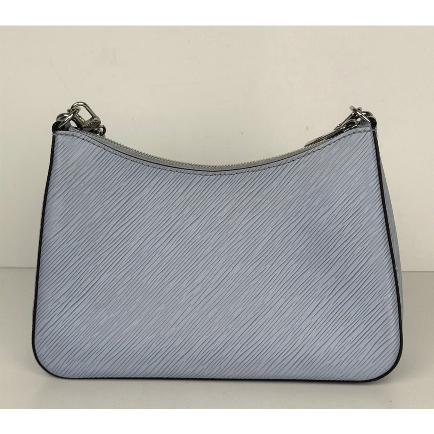 Louis Vuitton Marelle Bag in Bleu Nuage Epi Leather with Detachable Pochette F3