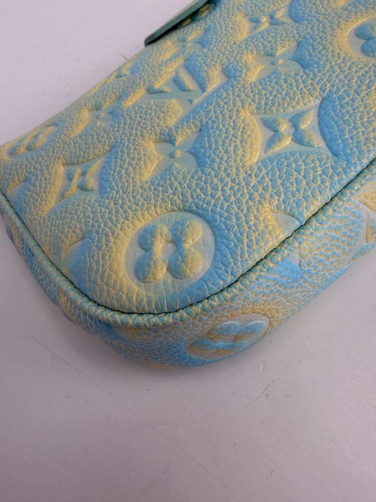 Louis Vuitton Summer Stardust Multi Pochette in Water Green Empreinte Monogram NFC Y
