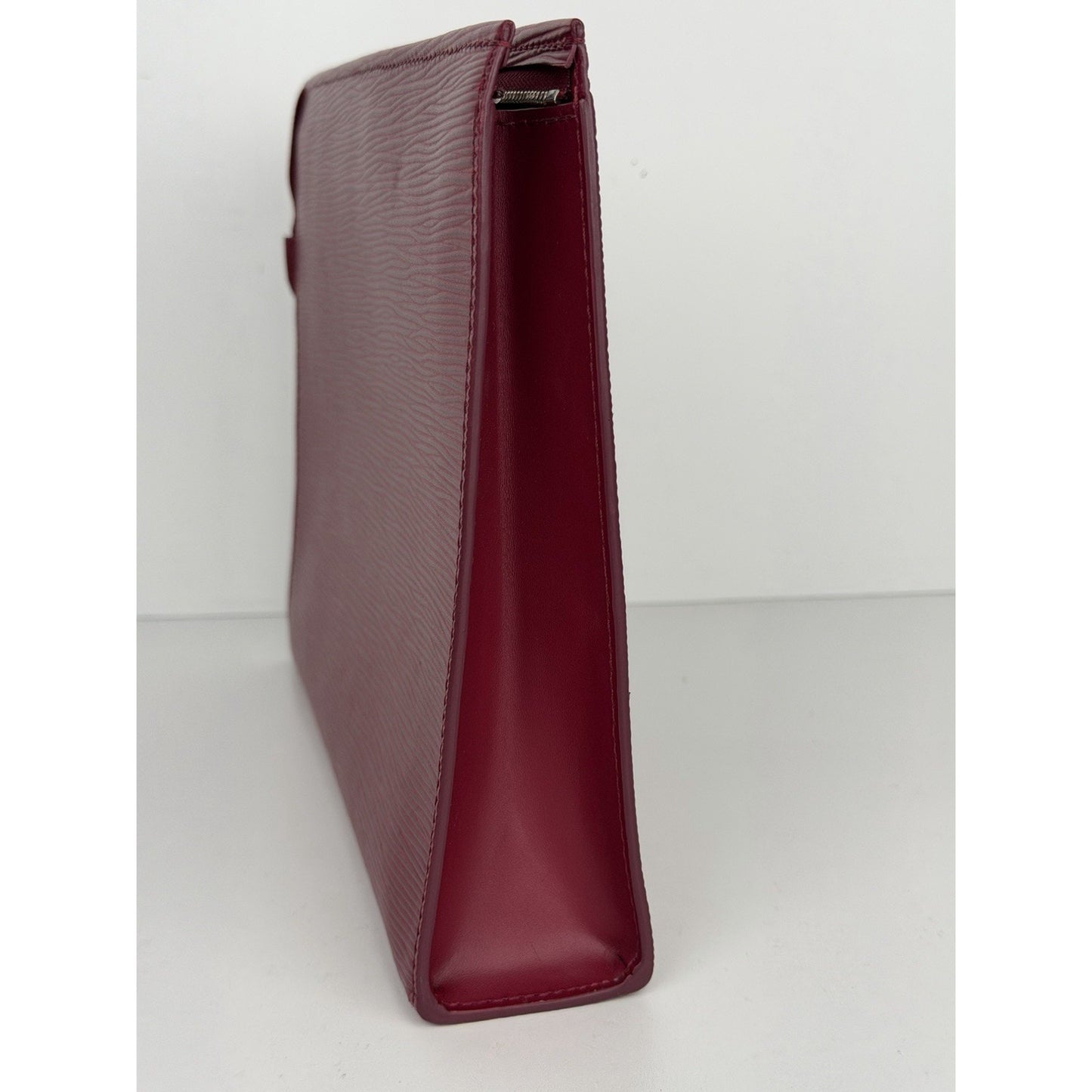 Louis Vuitton Toiletry Pouch 26 Fuchsia Leather & Silver-tone Zipper 2018 K1