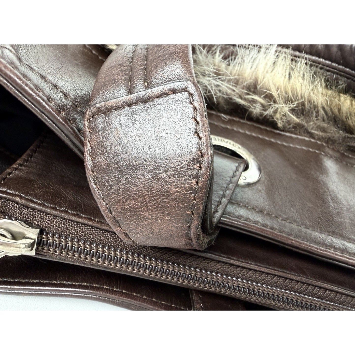 Chanel Paris Biarritz Fantasy Fur Tote Bag Large in Brown Faux Fur 2010-2011 C6