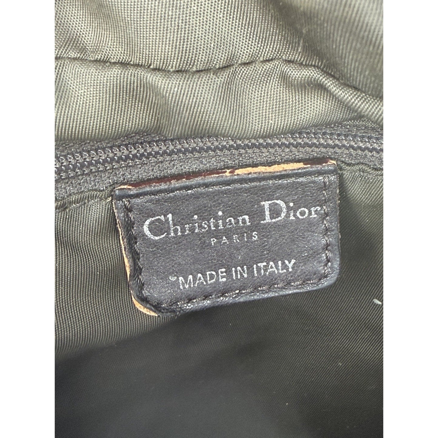 Christian Dior by John Galliano Romantique Trotter Bag in Brown Canvas 2006 S
