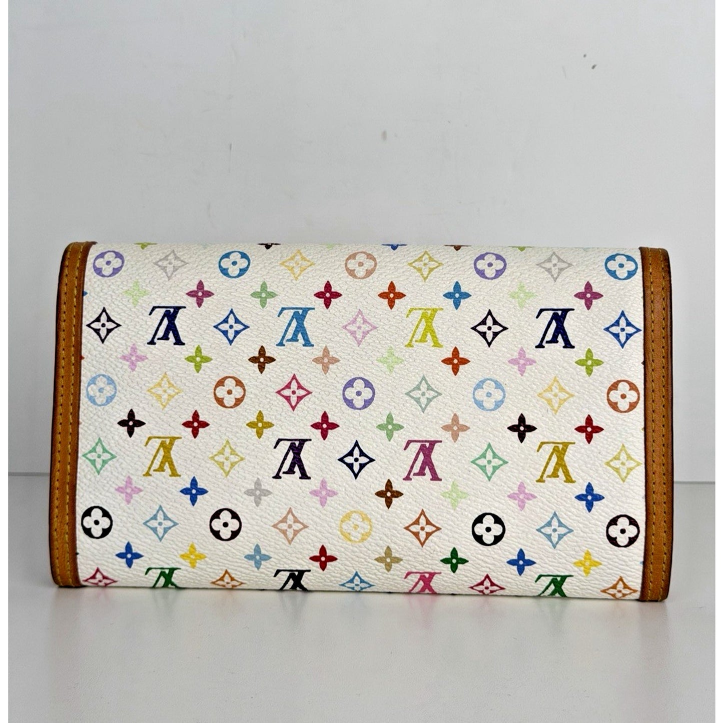 Louis Vuitton Takashi Murakami Multicolor Porte Tresor International Wallet 2003