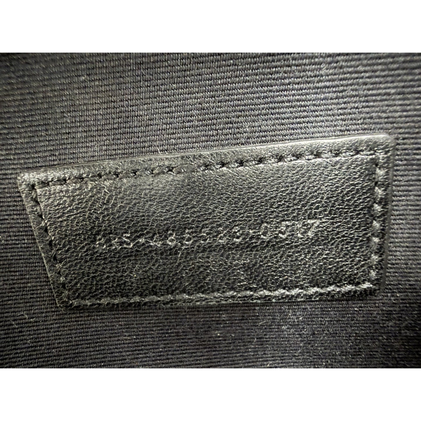Saint Laurent Black Leather Clutch Bag or iPad Case S11