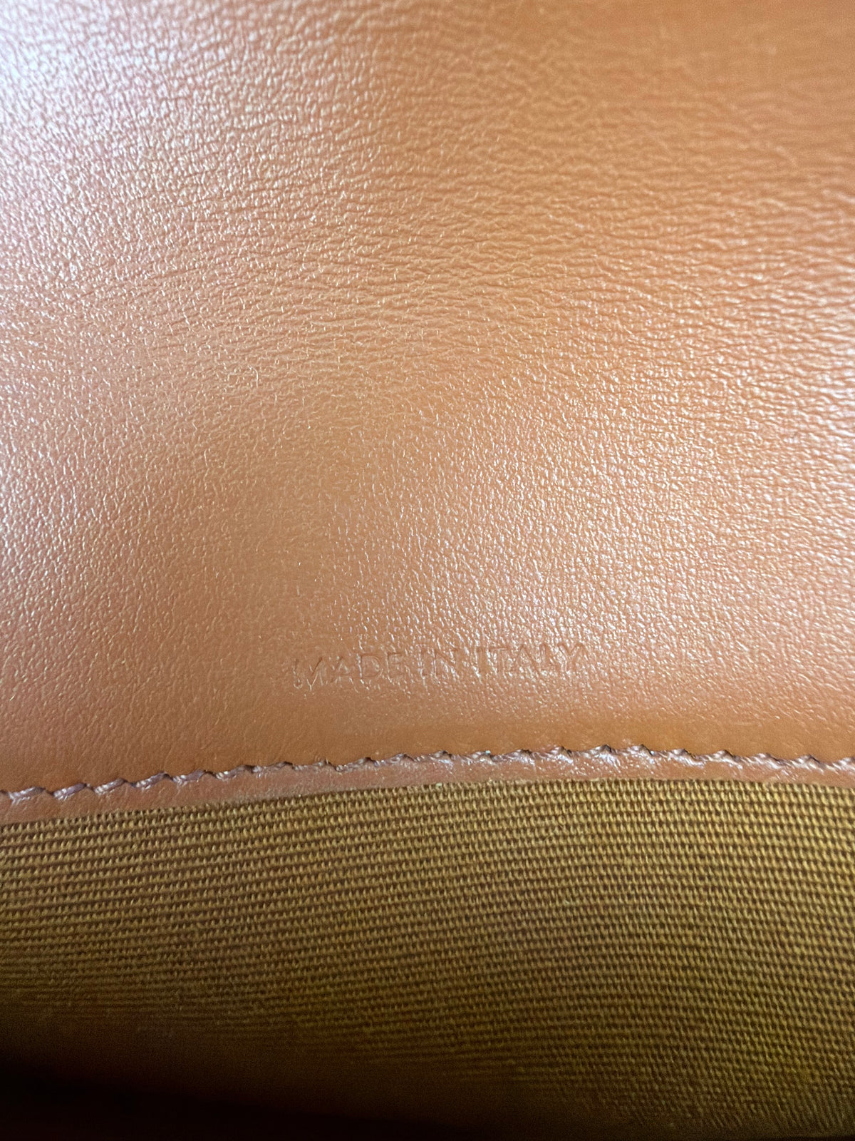 Celine Wallet On Strap Bag in Brown & Tan Triomphe Canvas YS24