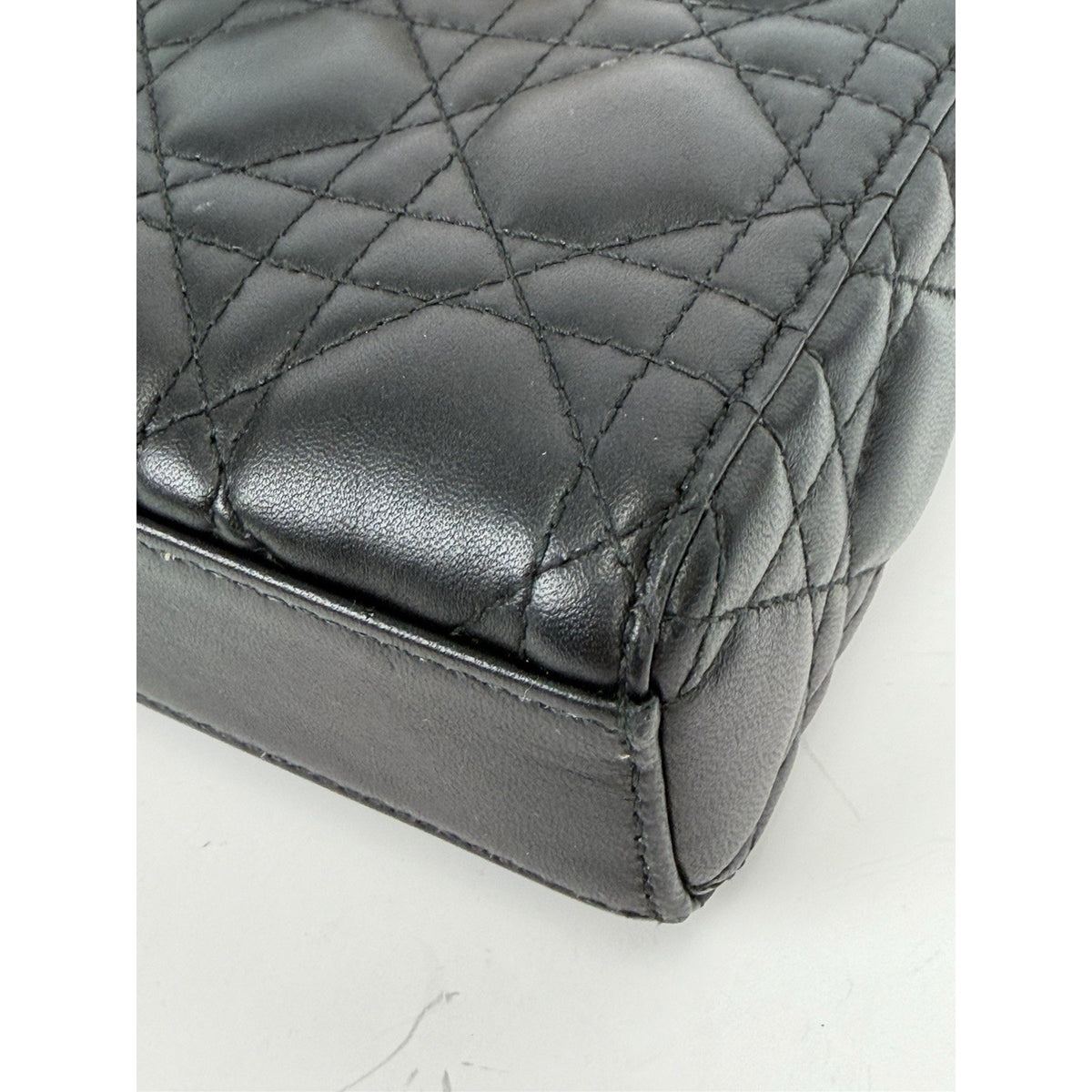 Christian Dior Lady D-Joy Bag Small in Black Cannage Lambskin Leather 2023 C-4