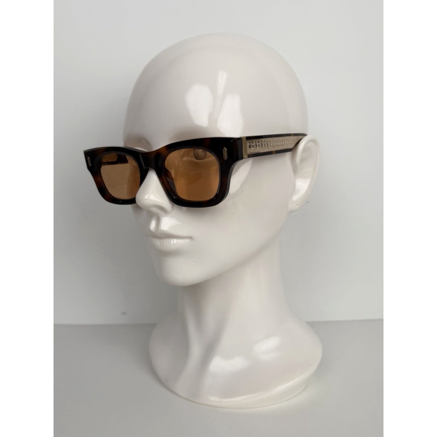 Amiri Laurel Sunglasses 50 in Tortoise Shell with Zeiss Orange Lenses
