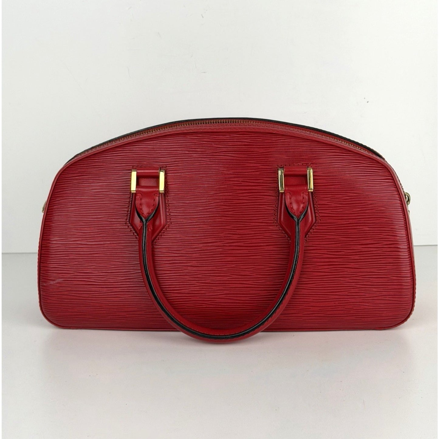 Louis Vuitton Jasmin Top Handle Bag Vintage Castilian Red Epi Leather 1998 S-10