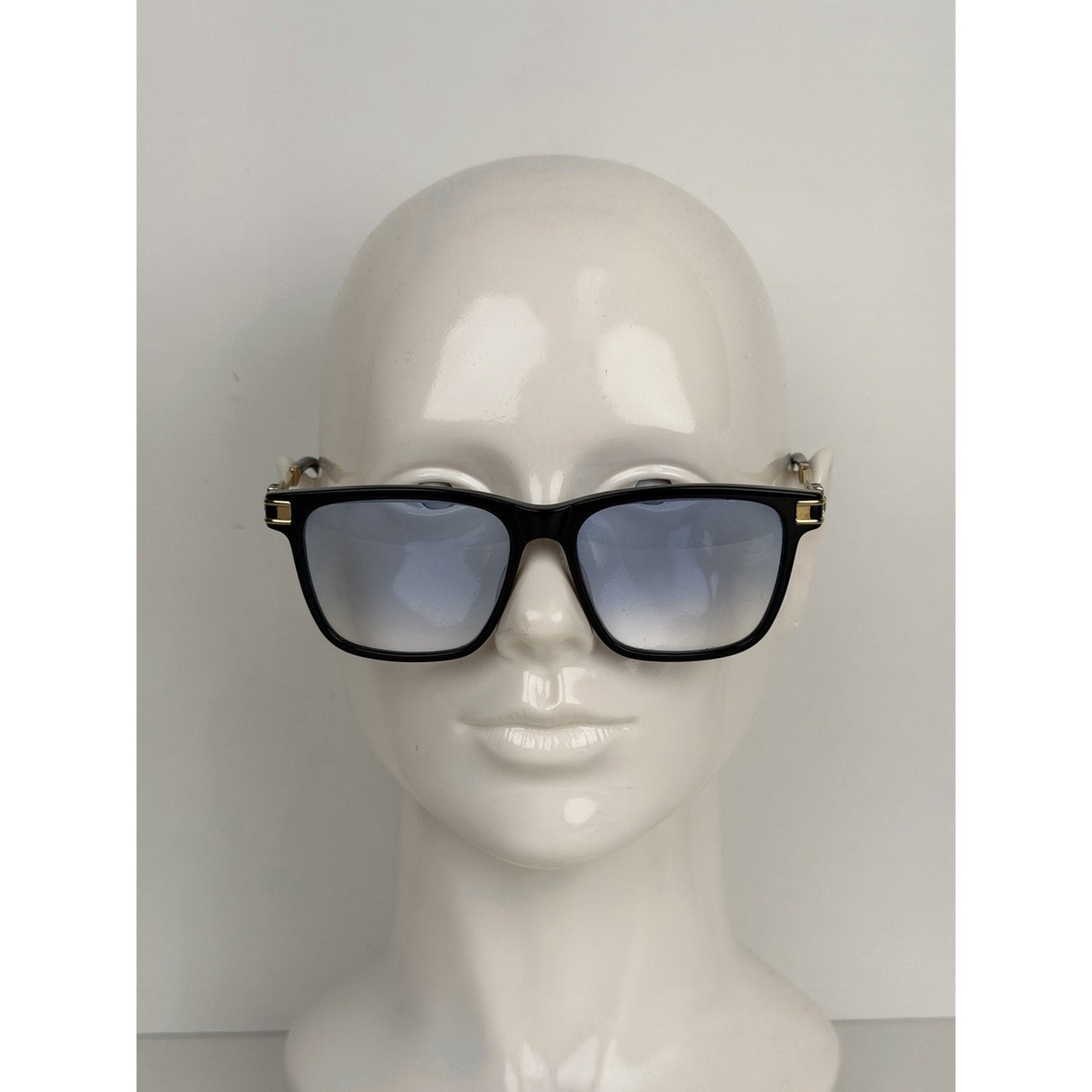Chrome Hearts Eyeglasses Frame Titanium IP CH5605 Black&Gold K1