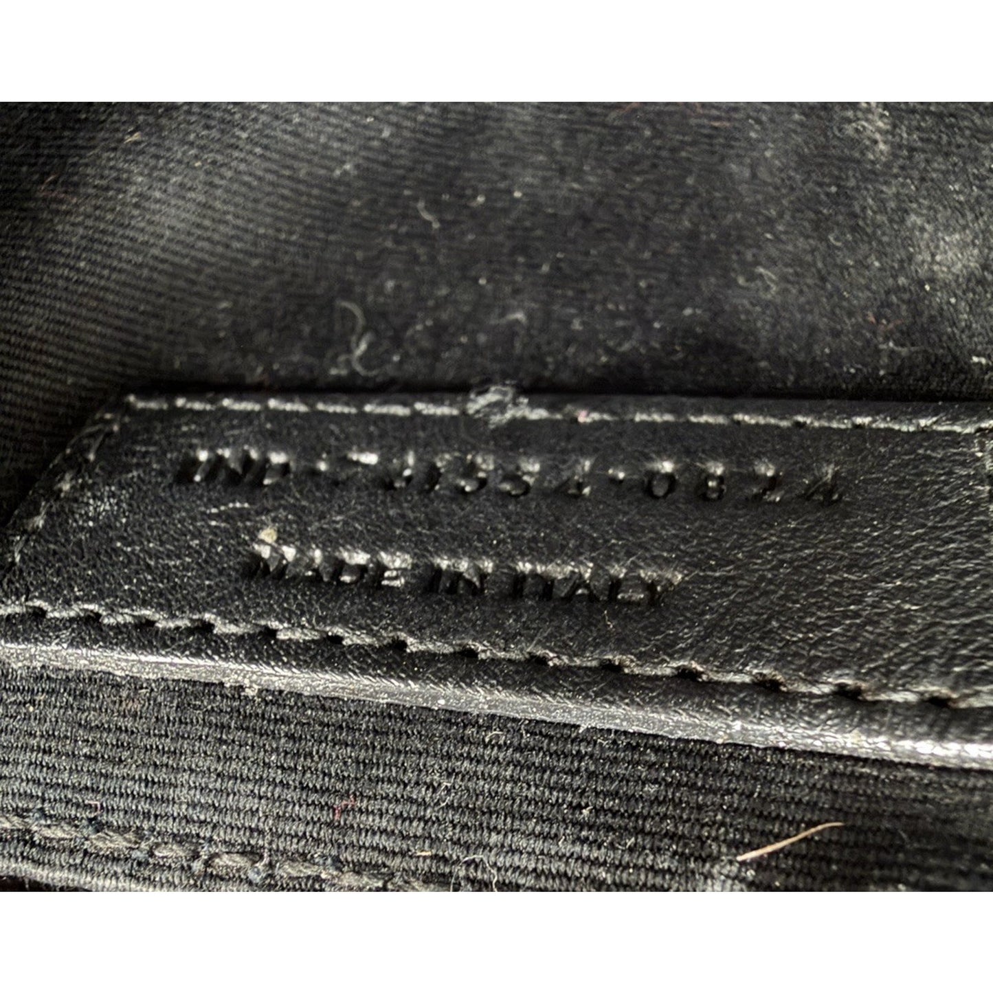 Saint Laurent Lou Camera Bag in Black Chevron Quilted Leather S11
