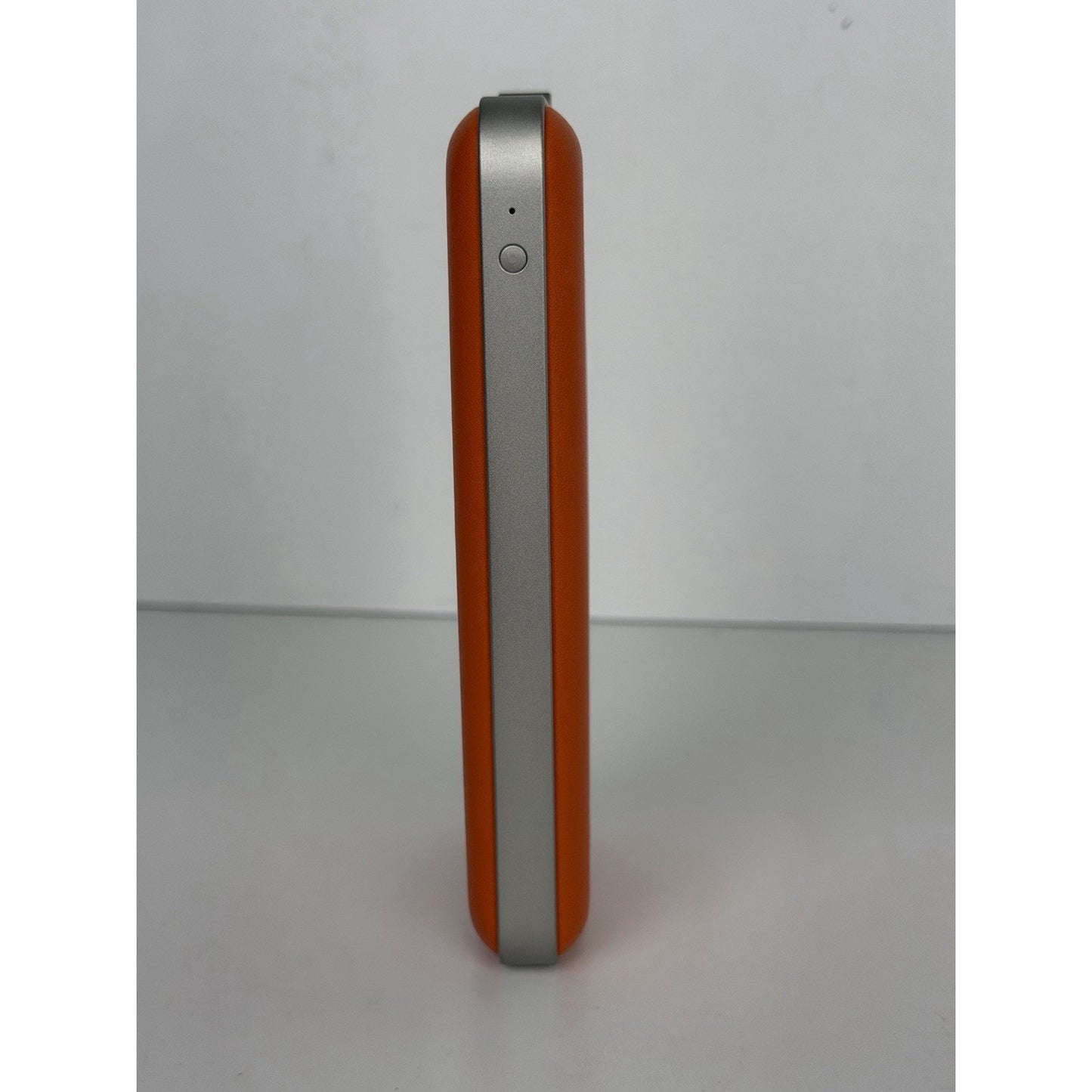 Hermes Volt'H Maxi Power Bank Orange Swift Calfskin Leather & Aluminum Frame K3