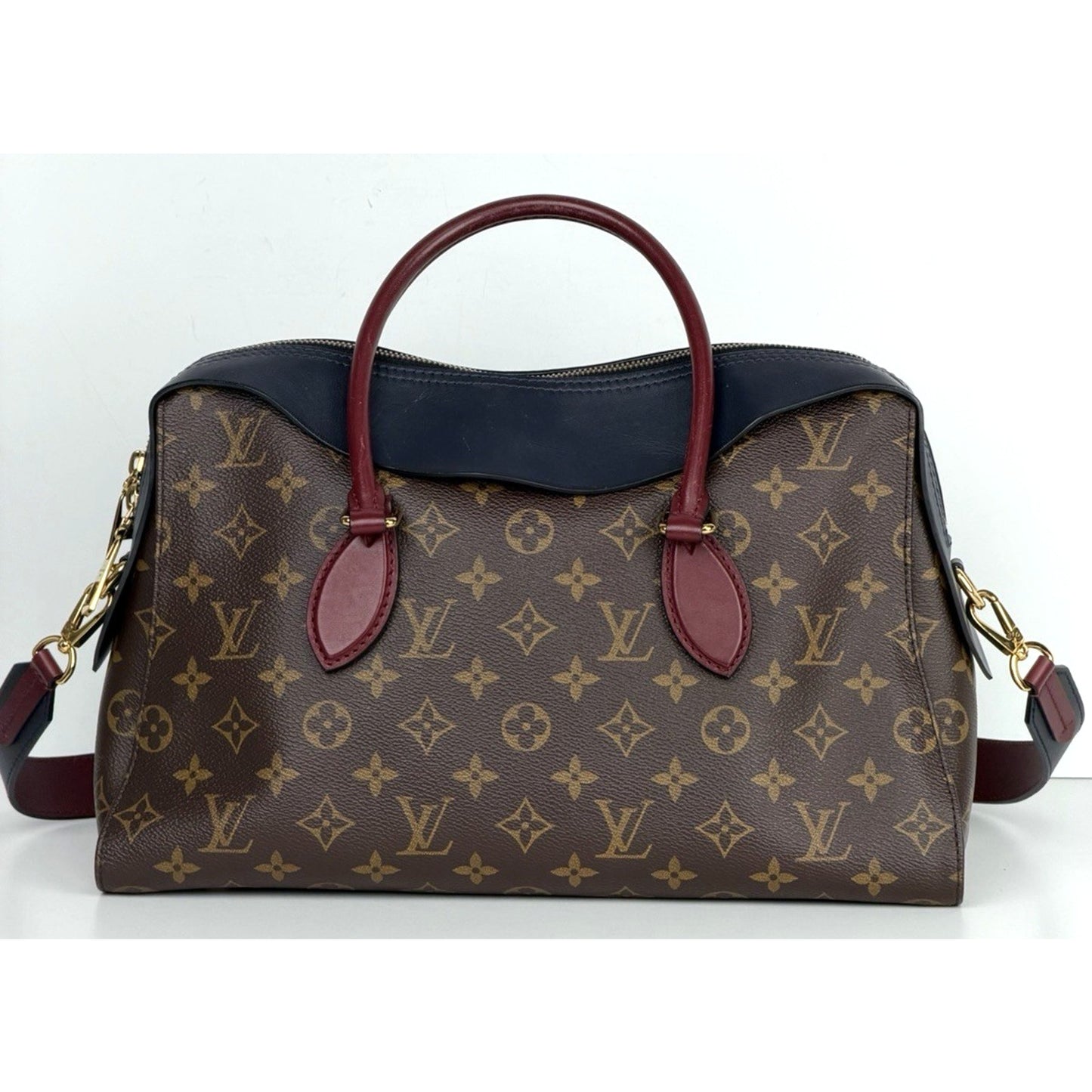 Louis Vuitton Tuileries Shoulder Bag Brown Classic Monogram Coated Canvas 2018 S
