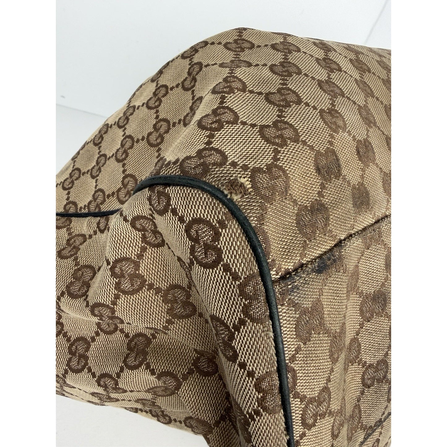 Gucci Sukey Tote Bag Large GG Beige Monogram Canvas and Leather S