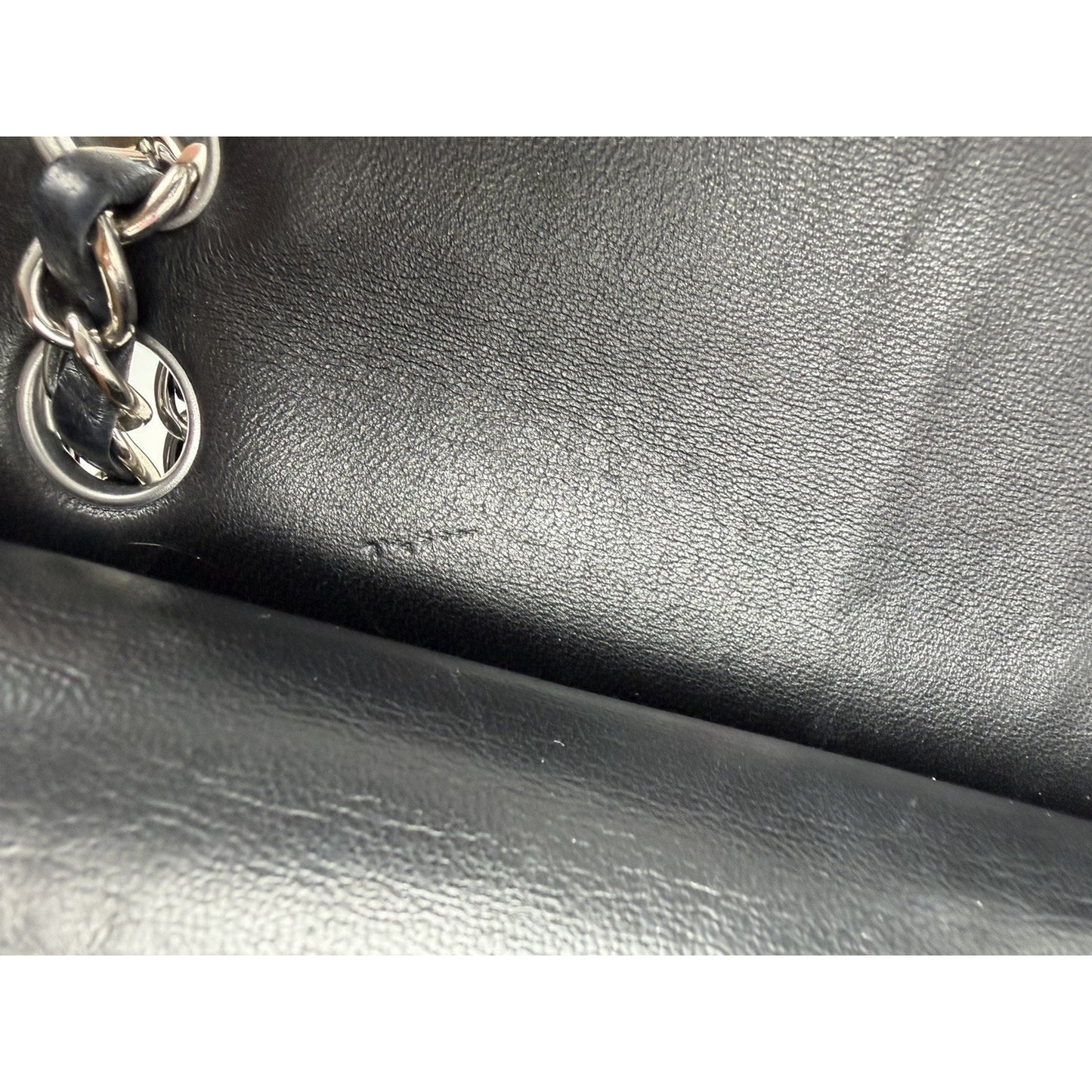 Chanel Classic Double Flap Bag Medium in Black Quilted Lambskin Leather 2018 C-5