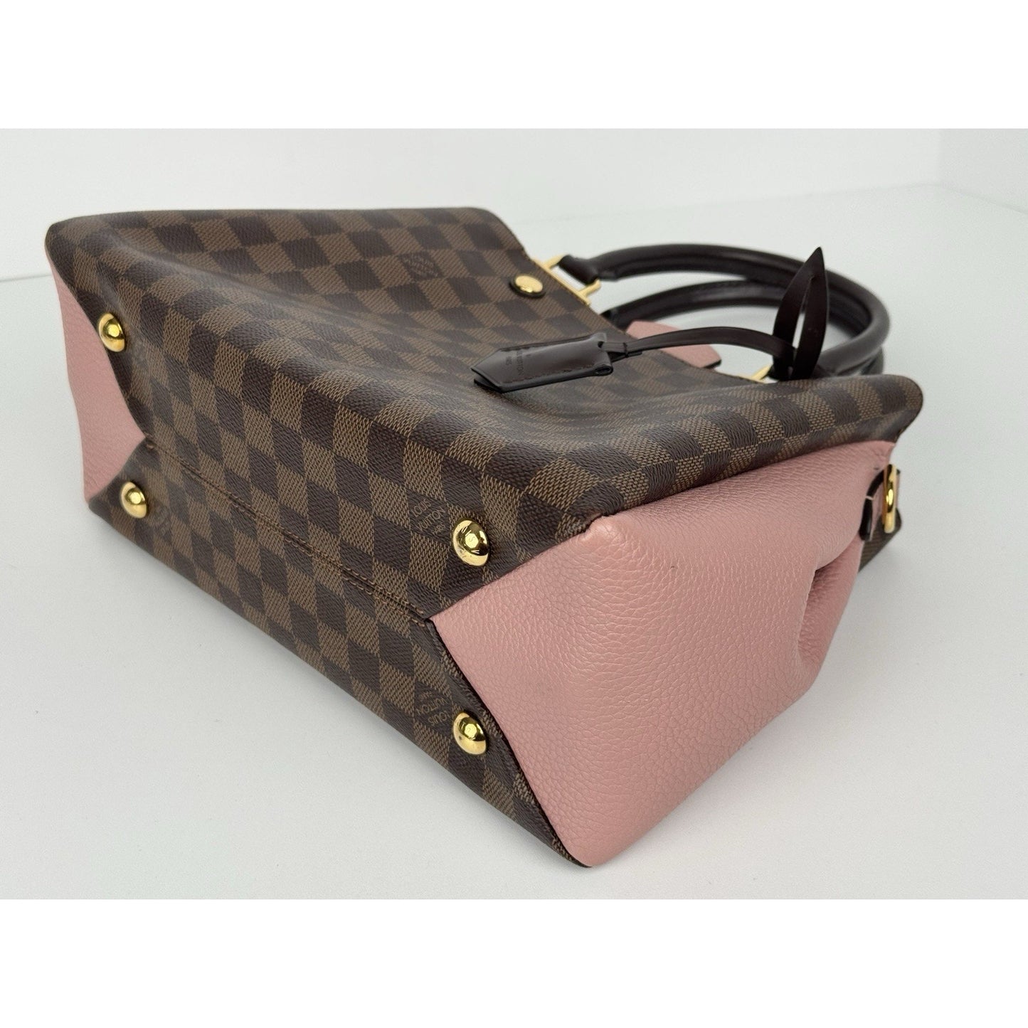 Louis Vuitton Damier Ebene Taurillon Brittany Magnolia Handbag