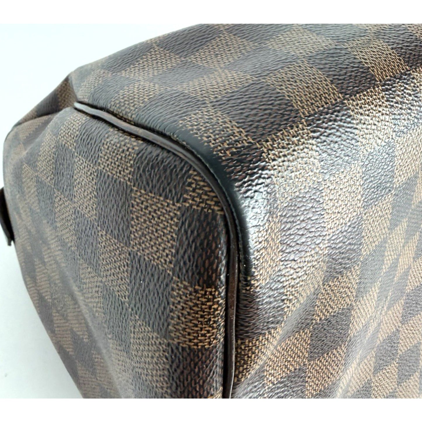 Louis Vuitton Speedy 30 Bag in Damier Ebene Coated Canvas 2018 S-08