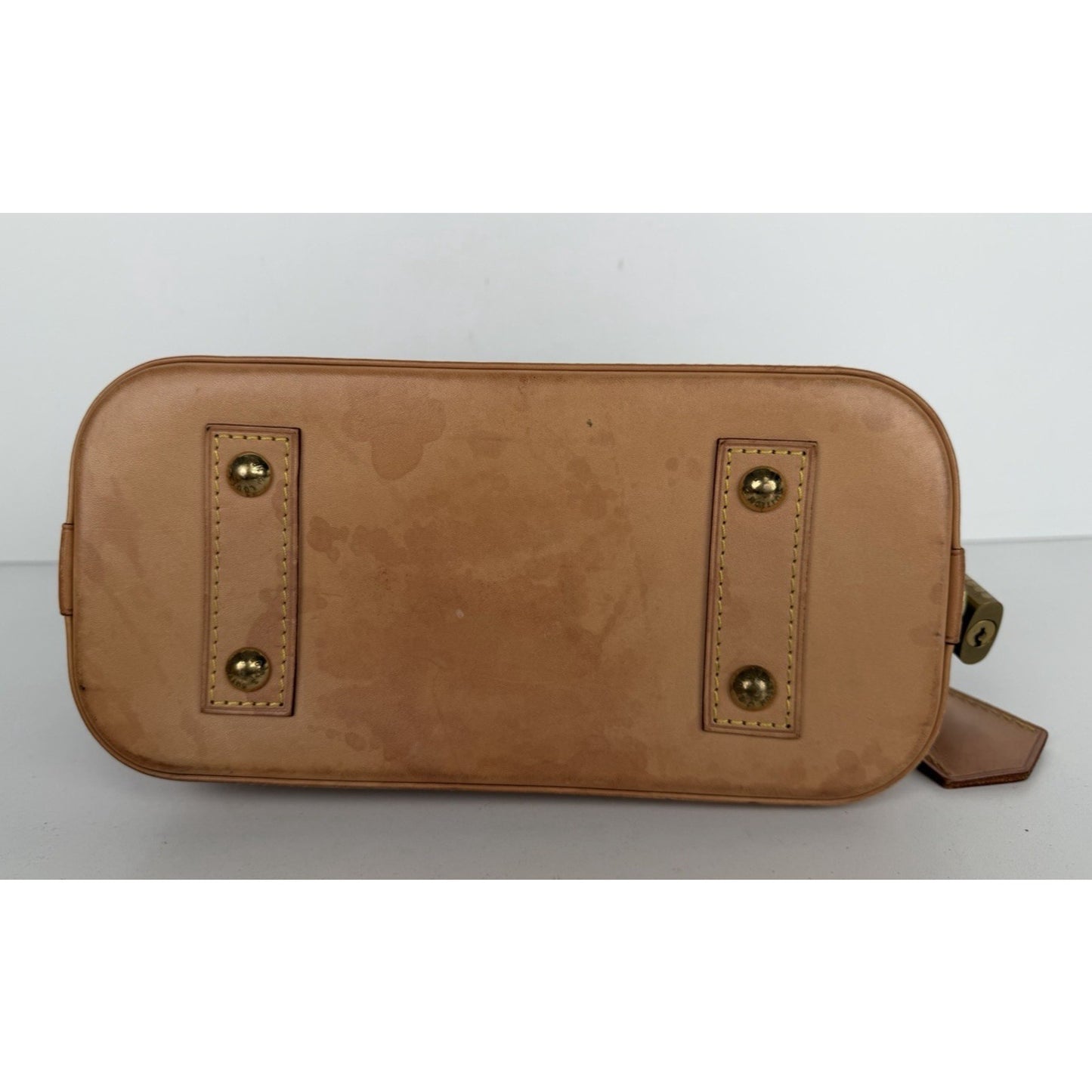 Louis Vuitton Alma BB Top Handle Bag in Brown LV Monogram Coated Canvas 2020 S