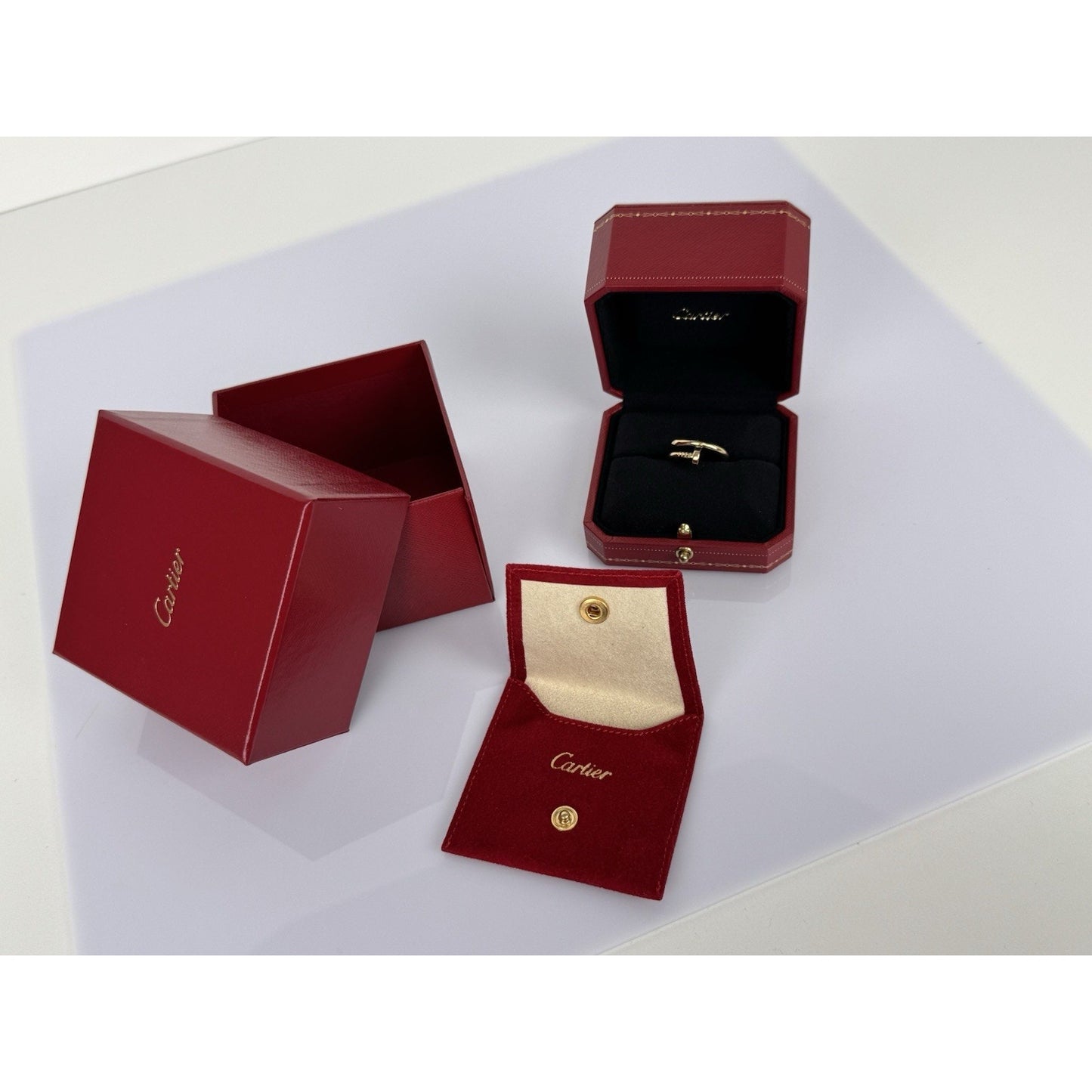 Cartier Juste un Clou Ring in 18K Yellow Gold, Size 4.5 (Fits Like Size 7)