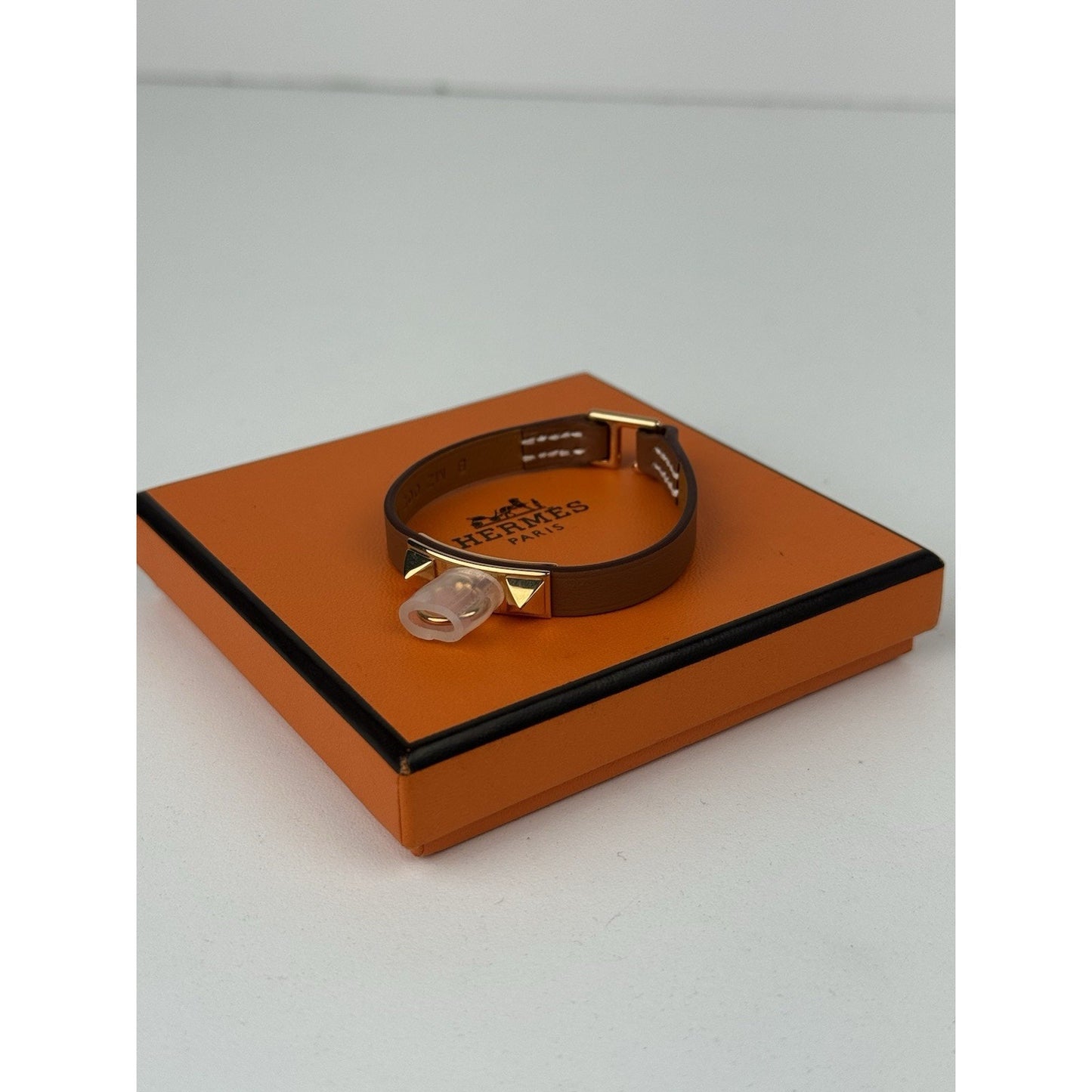 Hermes Mini Rivale Bracelet T2 Gold