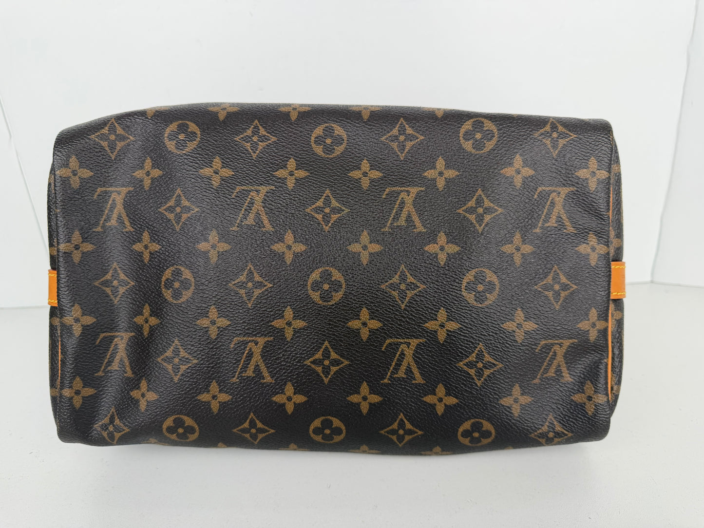 Louis Vuitton Monogram Speedy 30 Handbag in Brown LV Monogram Coated Canvas 2016 YE-8