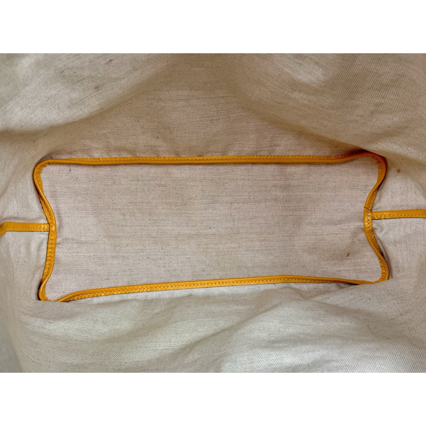Goyard Saint Louis Tote Bag in Yellow Goyardine Canvas B-5