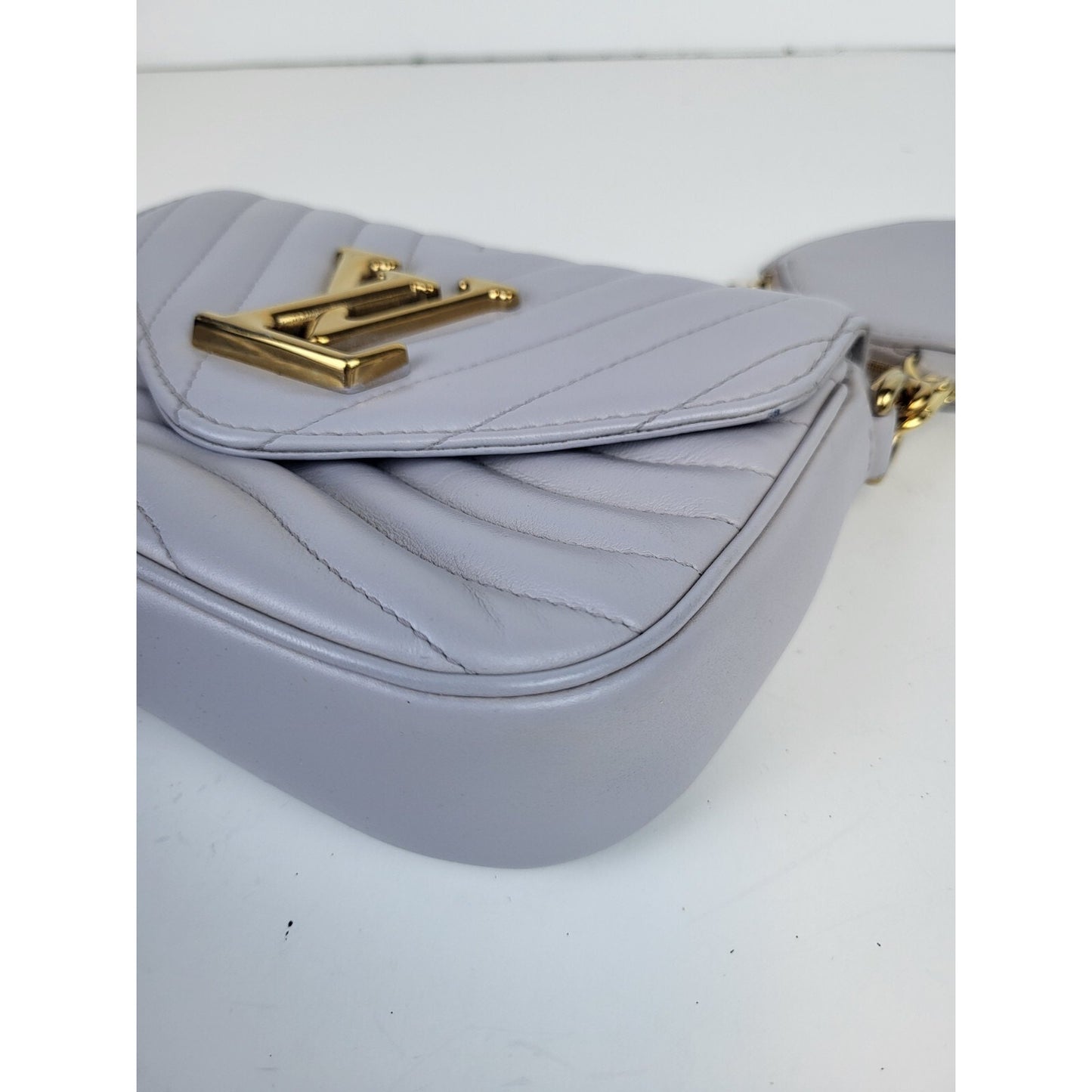 Louis Vuitton Calfskin New Wave Multi Pochette Gray