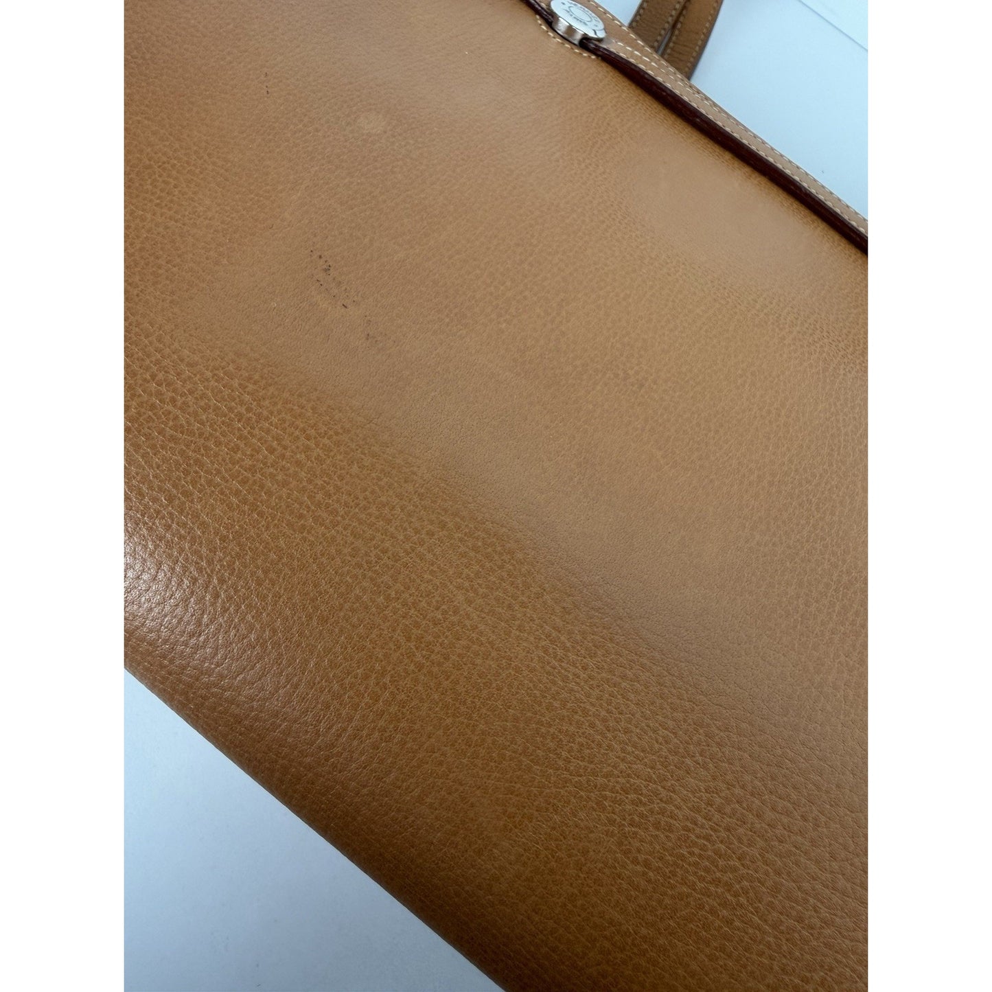 Hermes Cabana Tote Bag Vintage in Gold-Brown Leather 2004 B-2