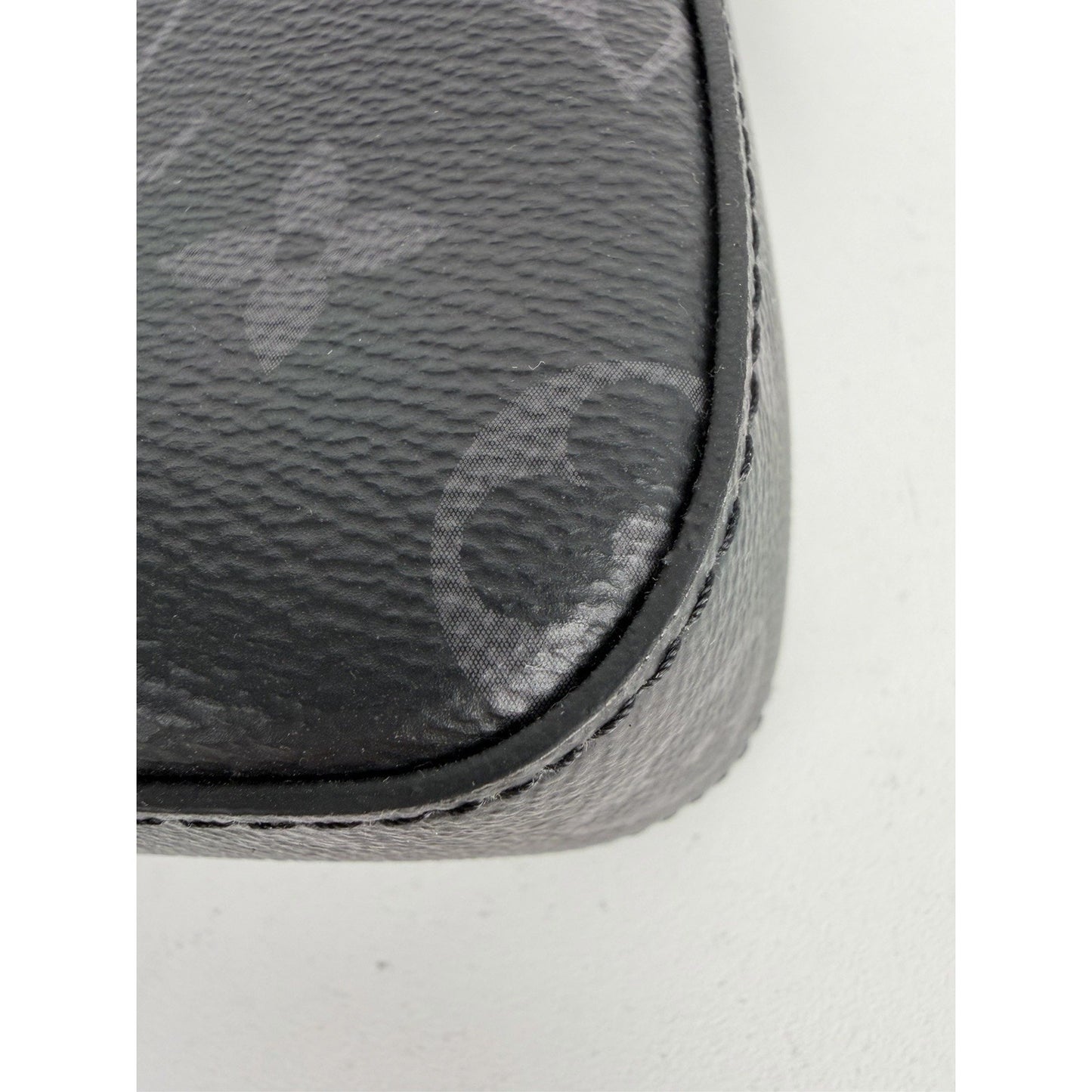 Louis Vuitton Monogram Eclipse Trio Messenger Bag in Black Coated Canvas NFC S