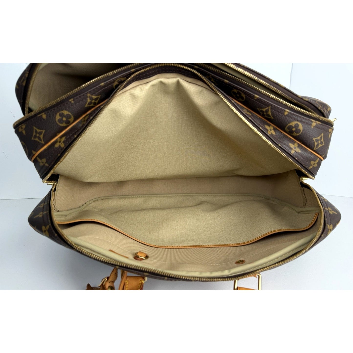 Louis Vuitton Alize 24 Heures Bag In Brown Monogram Coated Canvas Vintage 1998 S