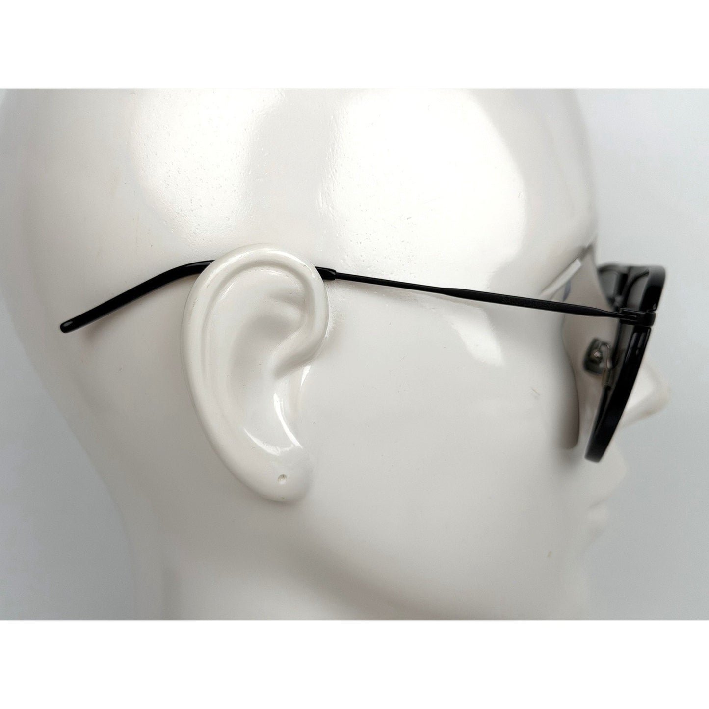 Saint Laurent Classic 11 Aviator Sunglasses in Black Acetate and Tinted Lenses