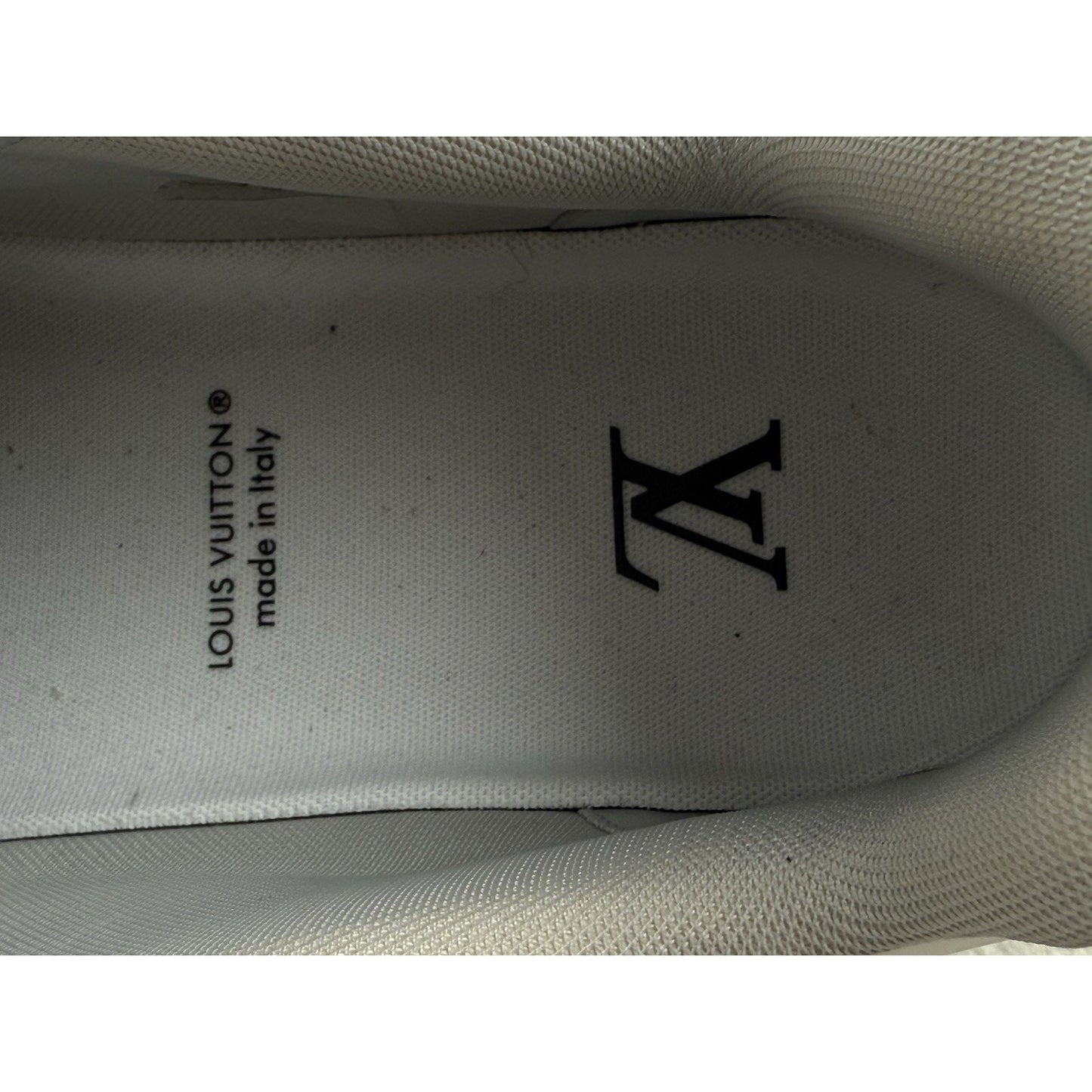Louis Vuitton LV Trainer White Leather Men's Sneakers Size 9