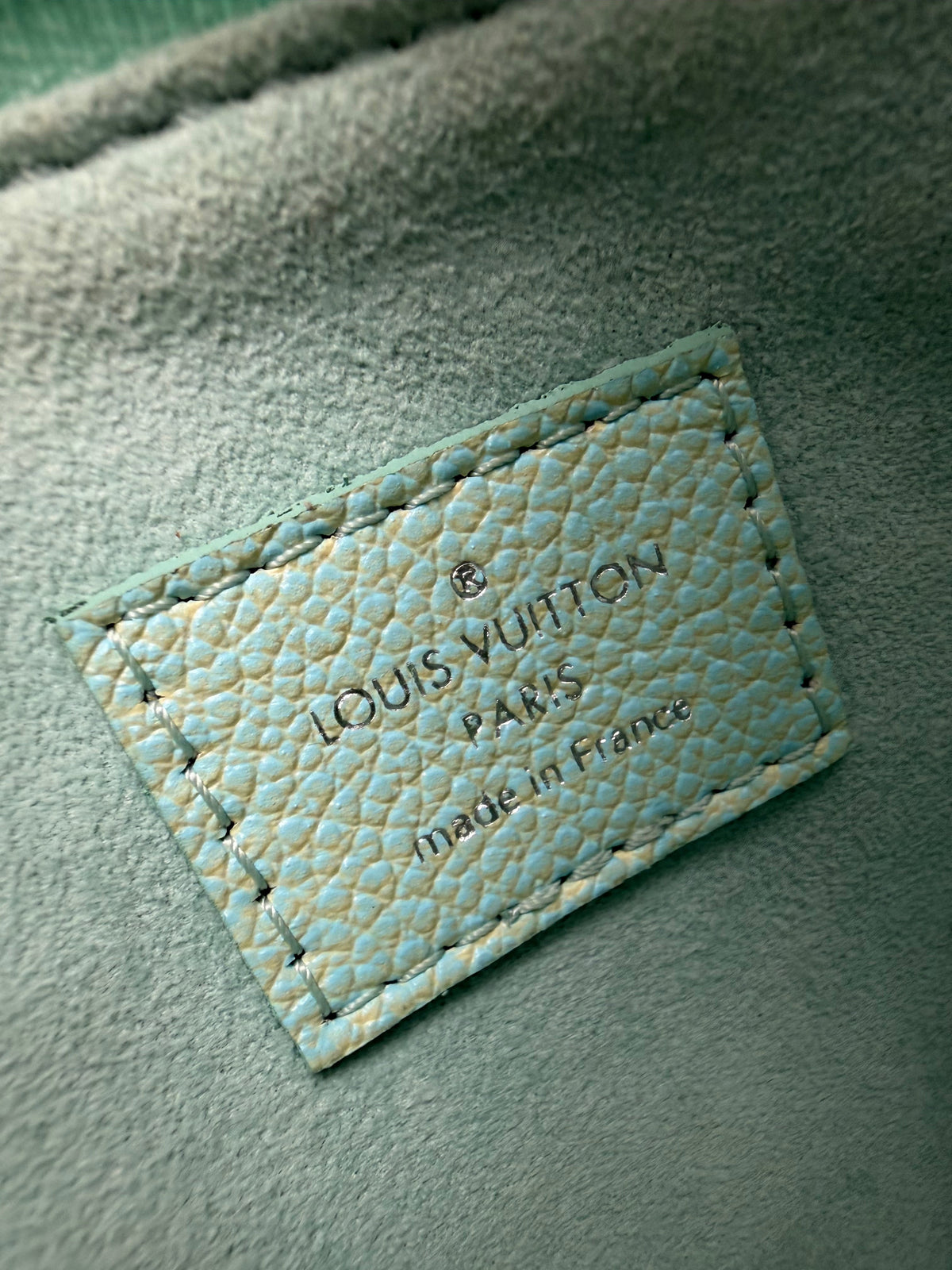 Louis Vuitton Summer Stardust Multi Pochette in Water Green Empreinte Monogram NFC Y