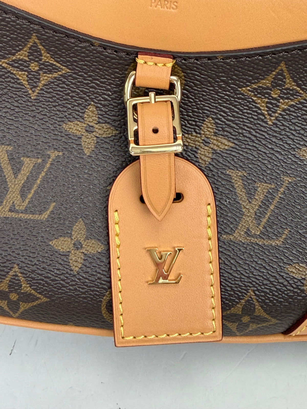 Louis Vuitton Deauville Mini Crossbody Bag in Brown LV Monogram Canvas NFC YC3
