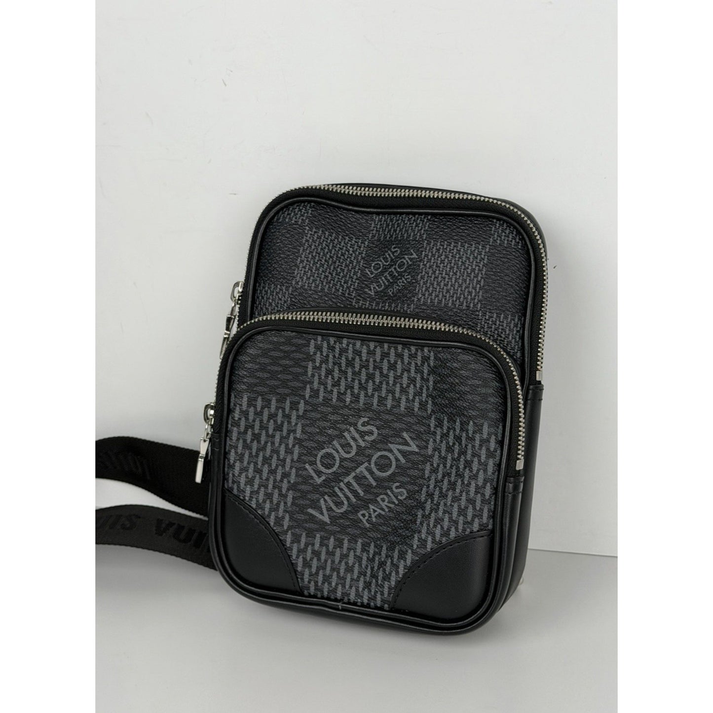 Louis Vuitton Amazone Sling Bag Damier Graphite 3D Coated Canvas NFC 2021 C3