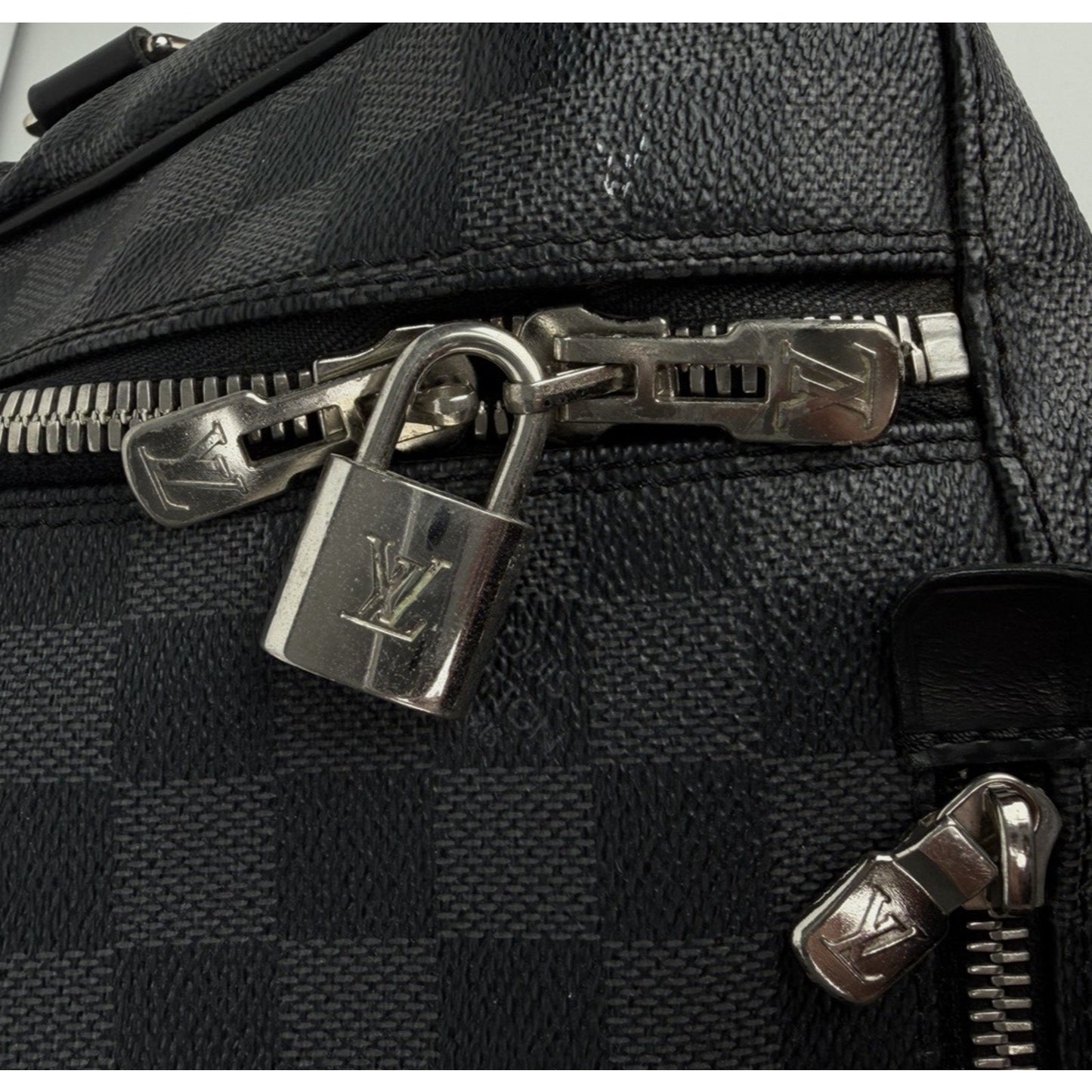 Louis Vuitton Damier Roadster Duffle Bag 50 in Graphite Coated Canvas 2008 S