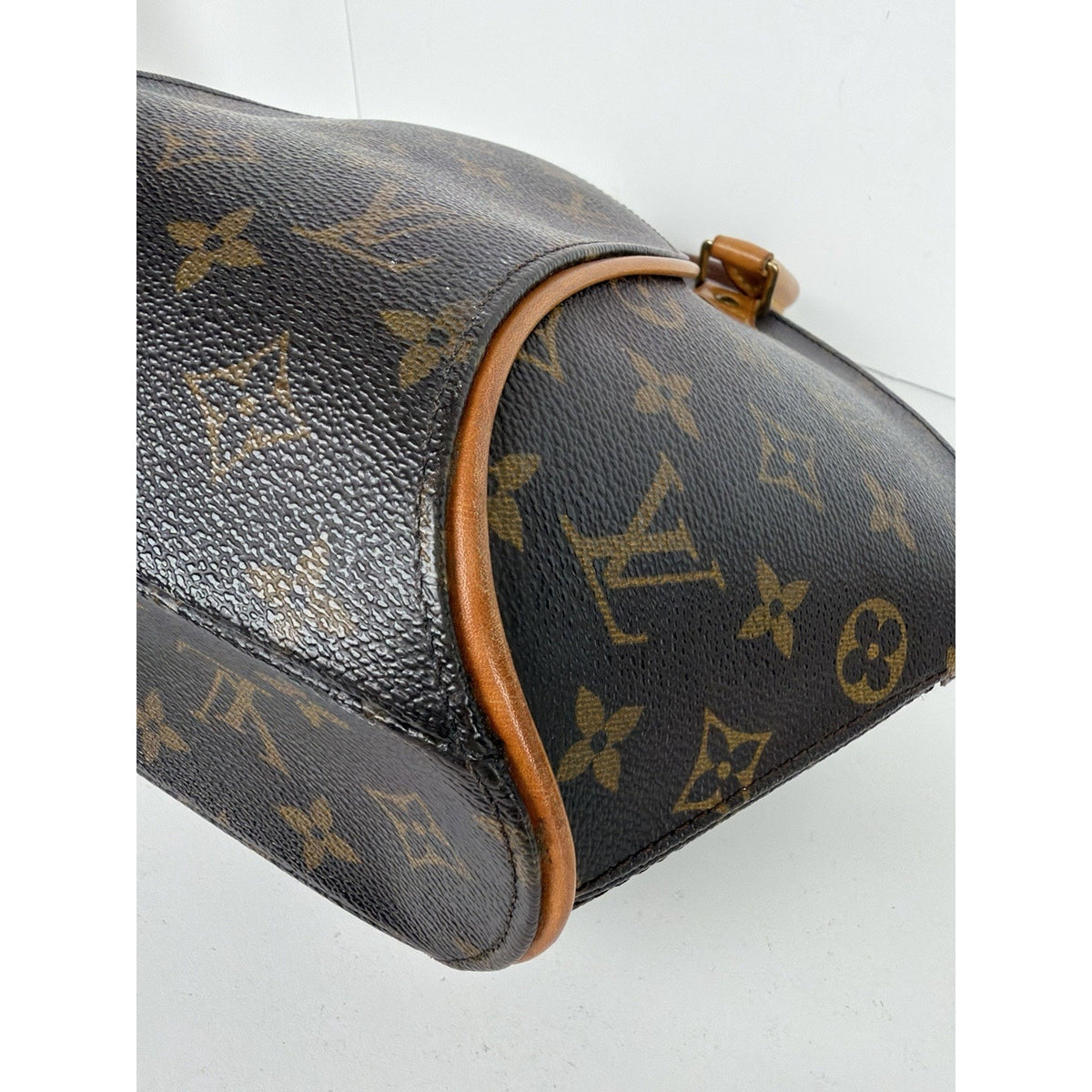 Louis Vuitton Ellipse PM Handbag in Brown LV Monogram Coated Canvas 2000 S08