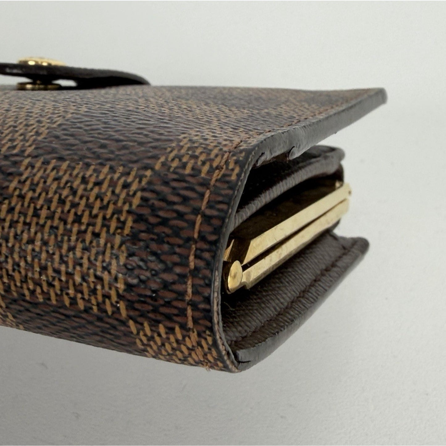 Louis Vuitton Portefeuille Viennois Wallet Vintage in Damier Ebene Canvas 2006
