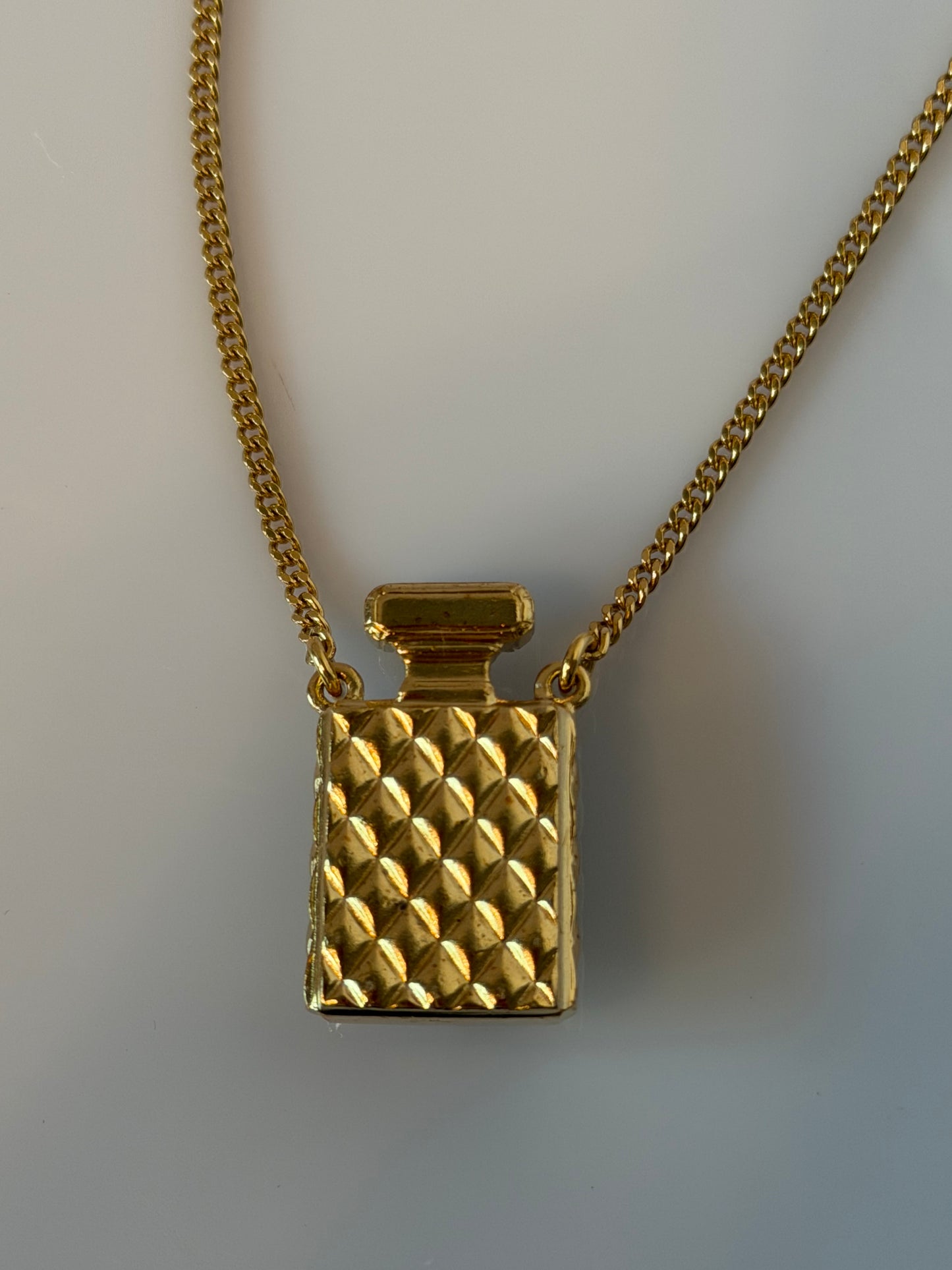Chanel Pendant Necklace Gold and White Artificial Pearl
