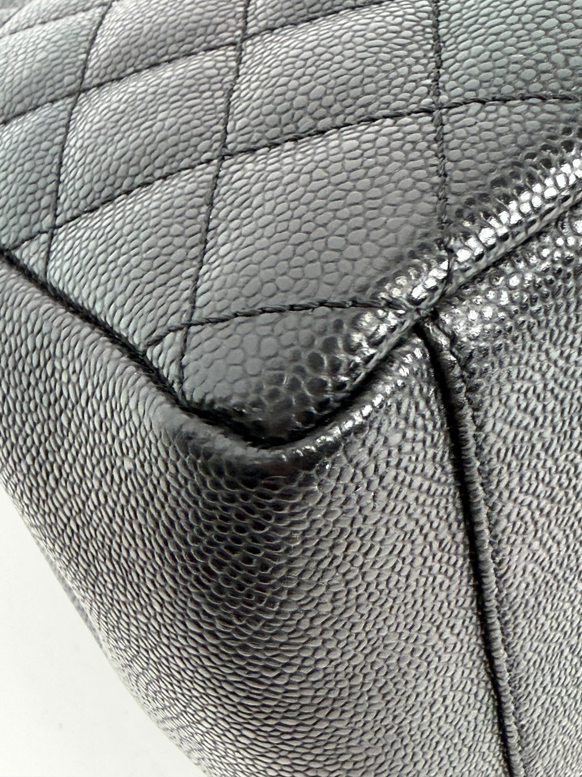 Chanel Grand Shopping Tote Bag in Black Caviar Leather 2010-2011 YF5