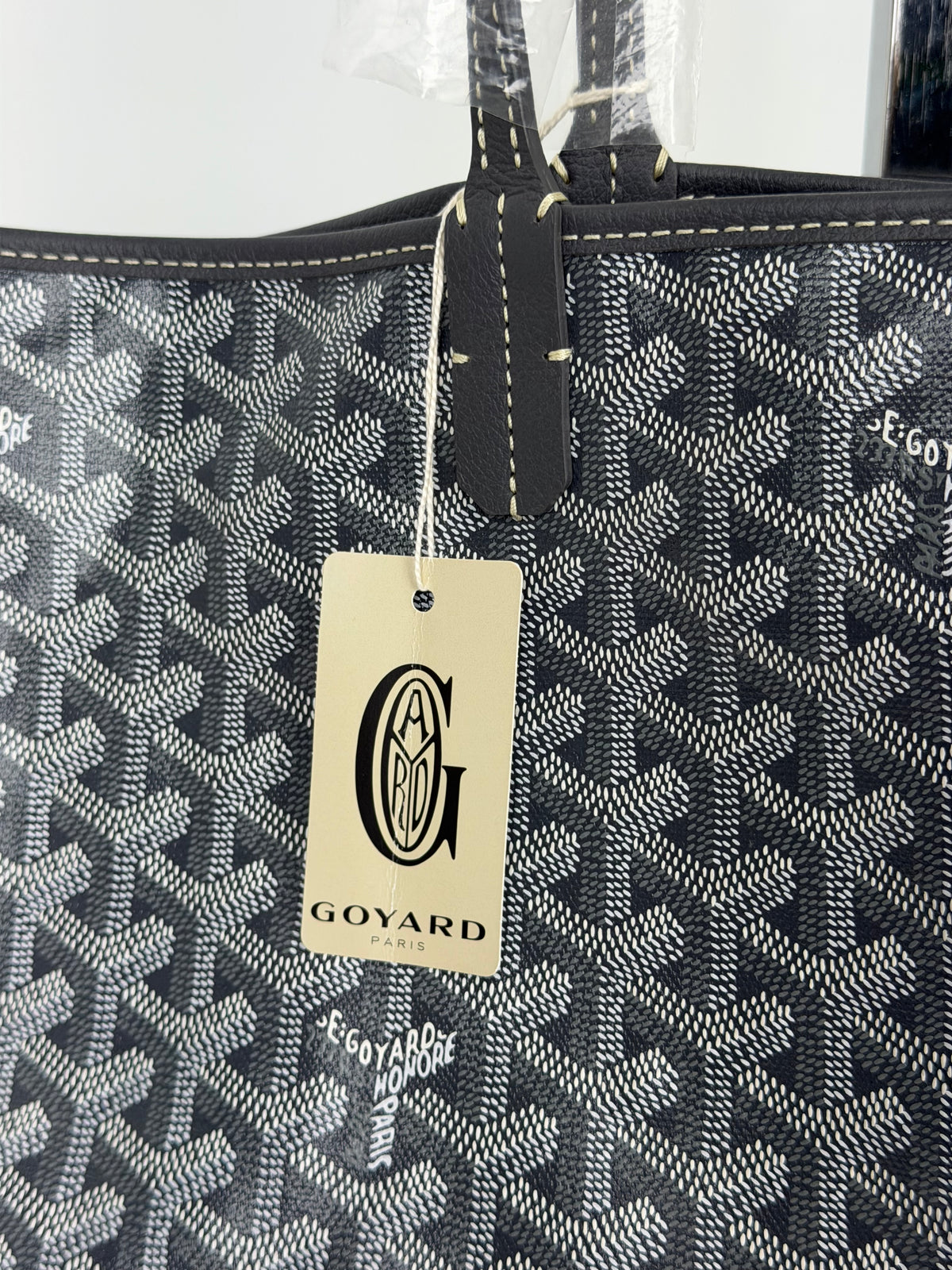Goyard Saint Louis PM Tote Bag in Gray Goyardine Coated Canvas YD-6