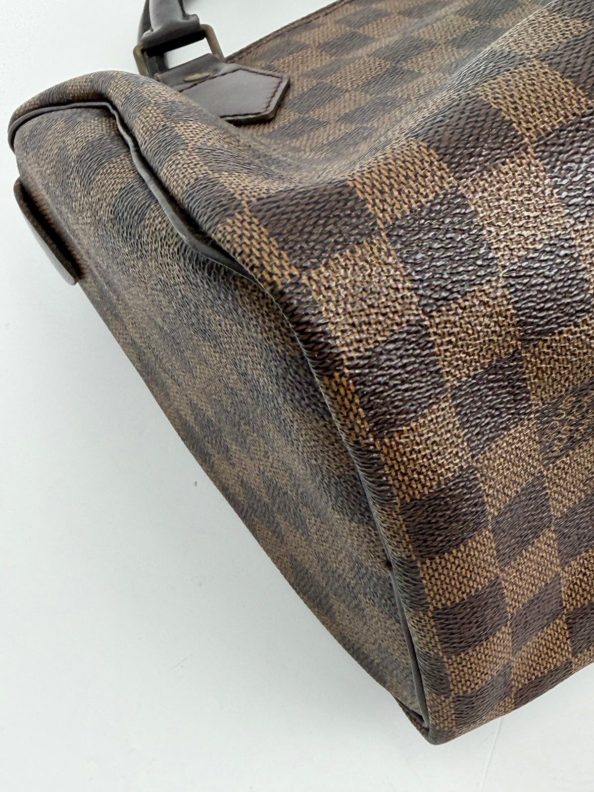 Louis Vuitton Soft Speedy 25 Handbag in Damier Ebene Coated Canvas 2008 YS-07
