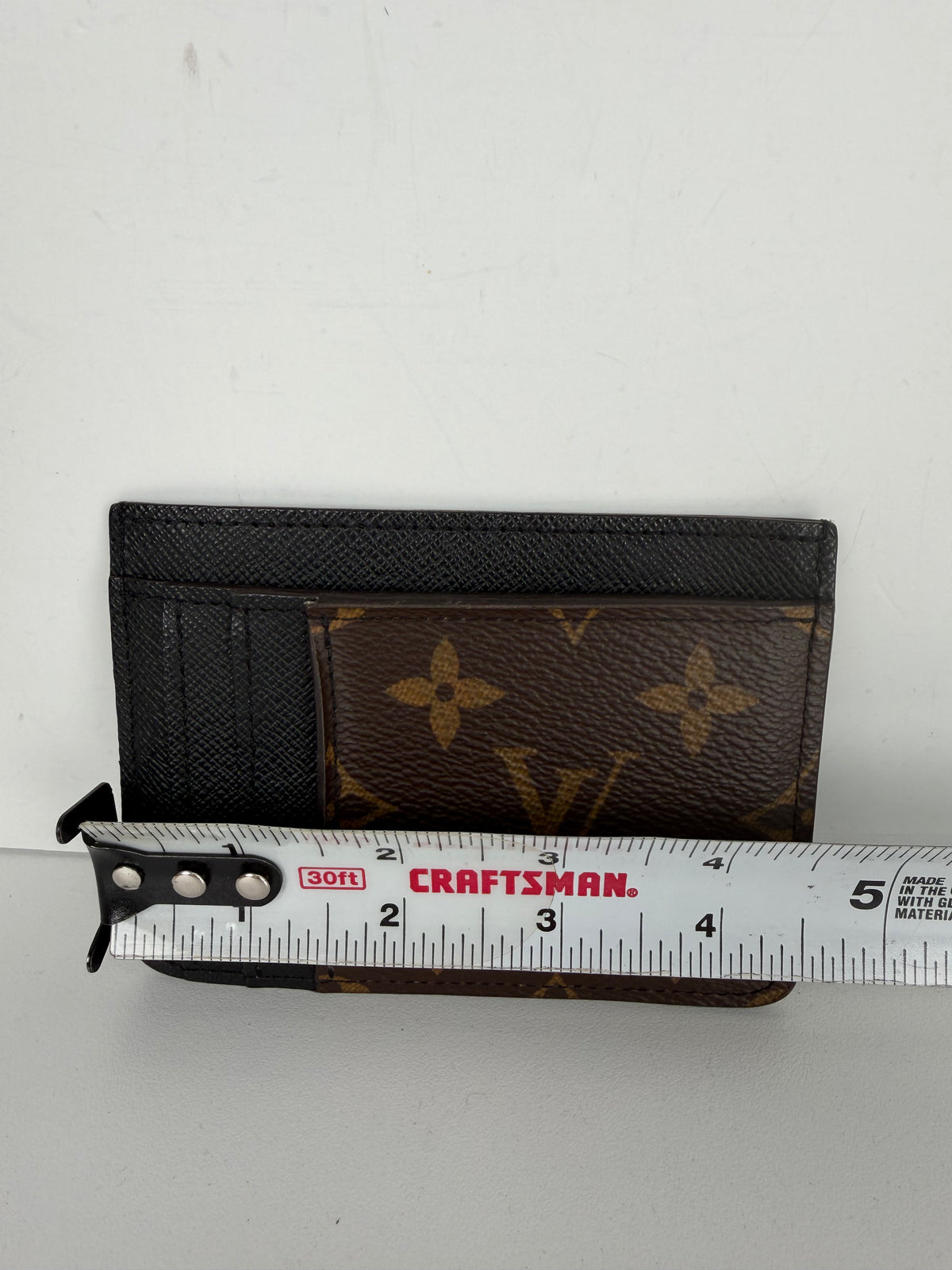 Louis Vuitton Neo Porte Cartes Card Holder in Monogram Macassar Coated Canvas NFC K-3
