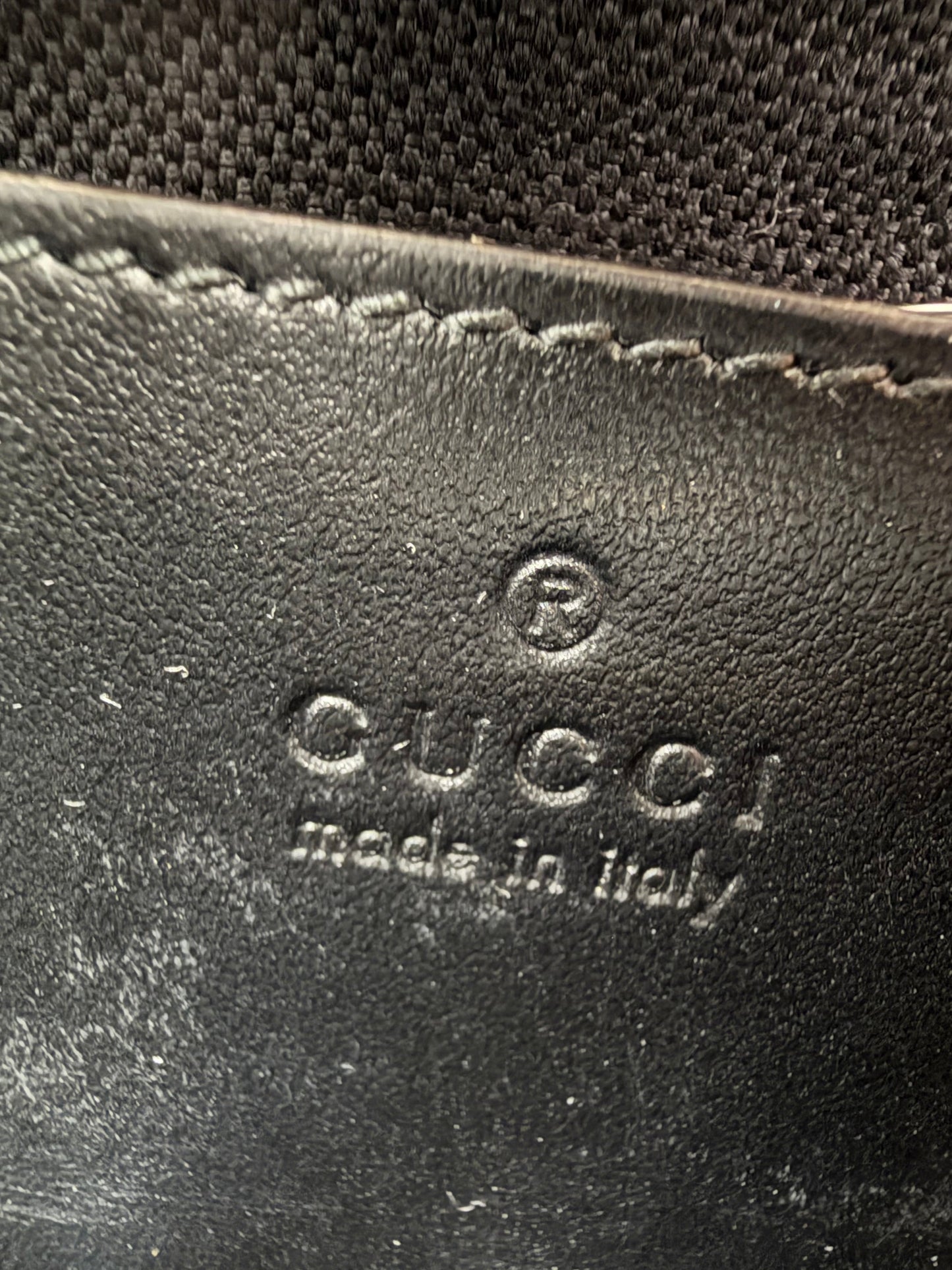 Gucci GG Marmont Small Camera Bag in Black Quilted Leather S-19