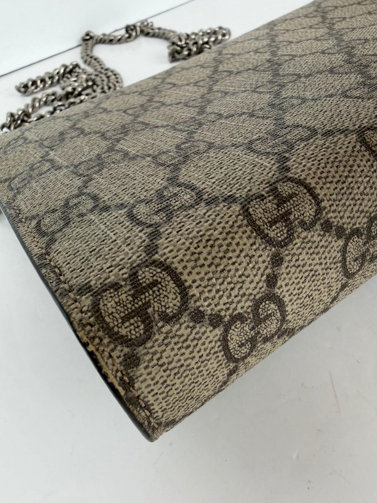 Gucci GG Supreme Dionysus Crossbody Bag in GG Monogram Coated Canvas YS15