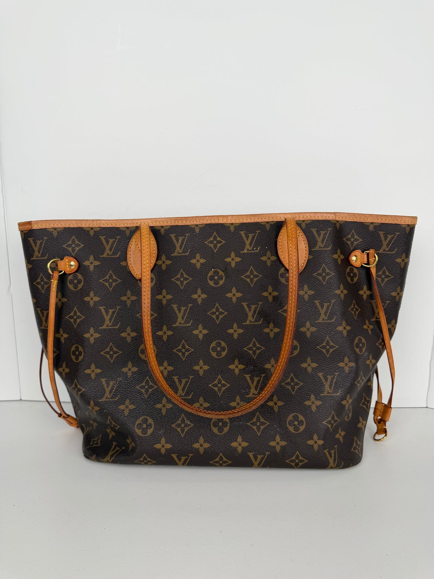 Louis Vuitton Monogram Neverfull Tote Bag MM in Brown LV Monogram Coated Canvas 2019 YS